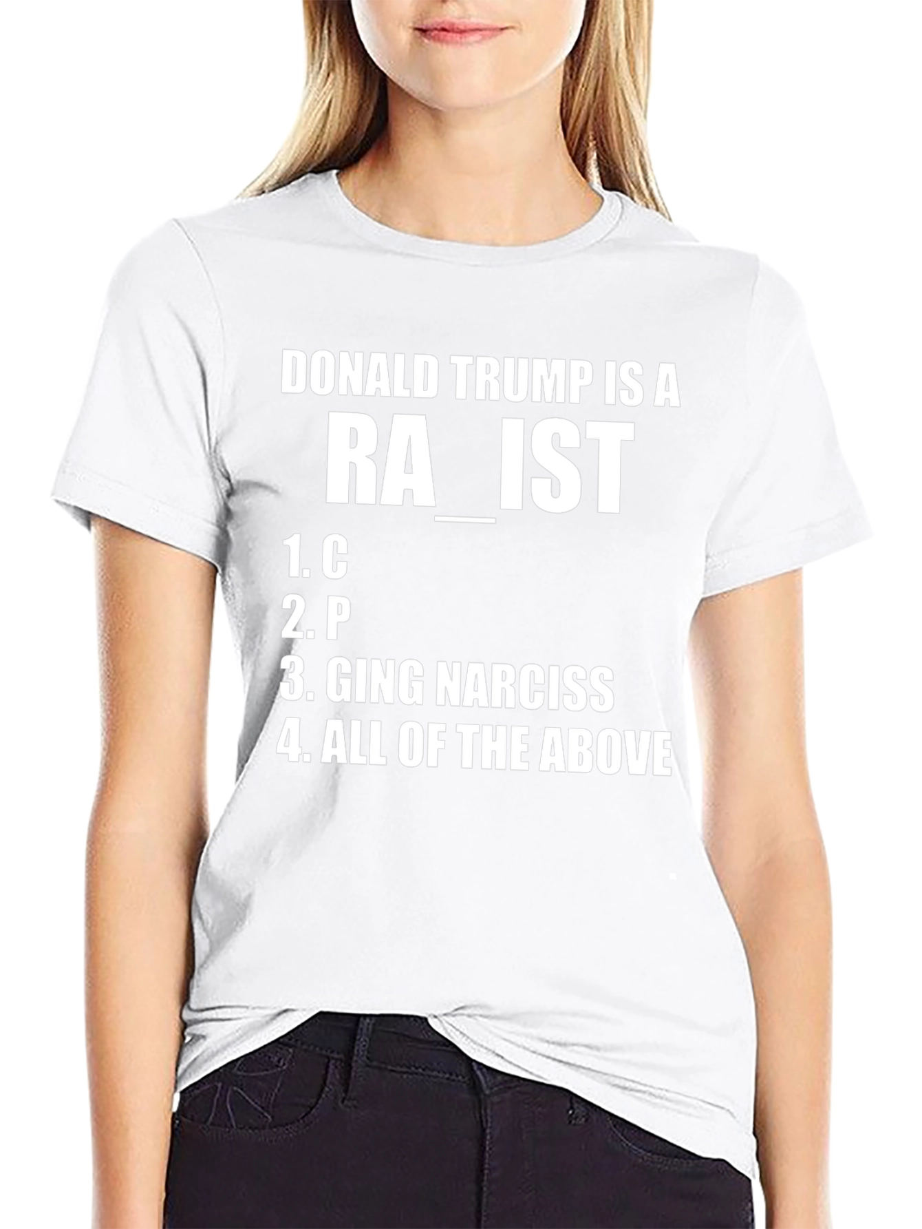 Donald Trump Humor T-Shirt Anti-Trump Political Tee
