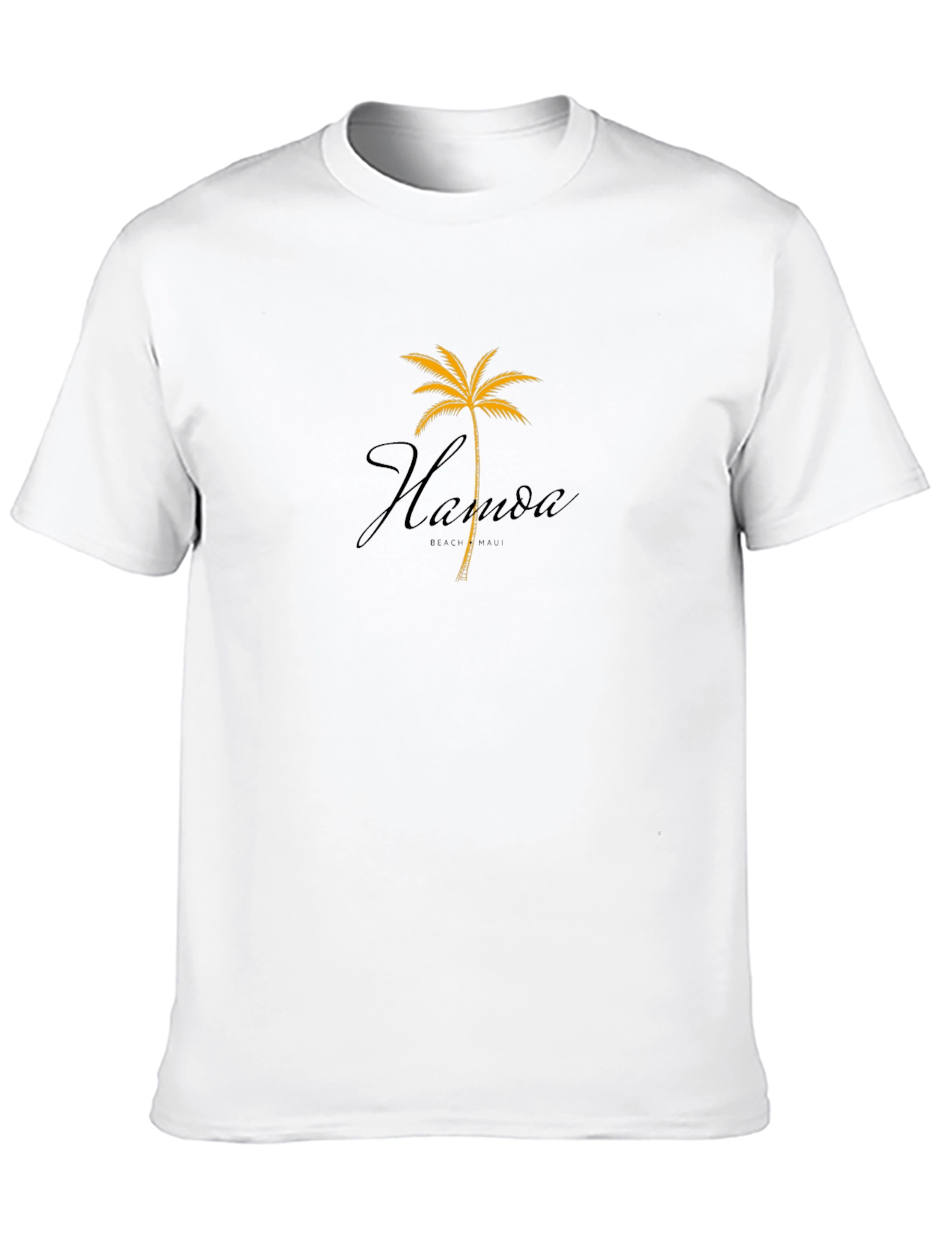 Hamda Beach Maui Black Graphic Tee