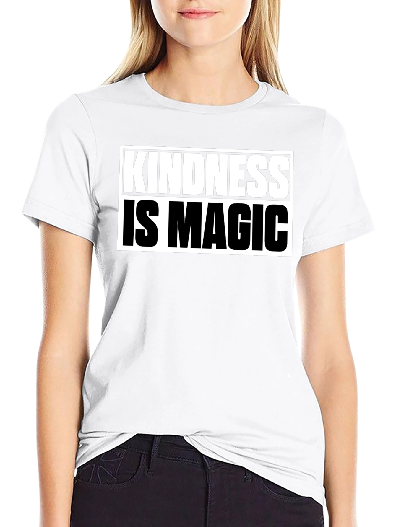Kindness Is Magic T-Shirt - Black Graphic Tee