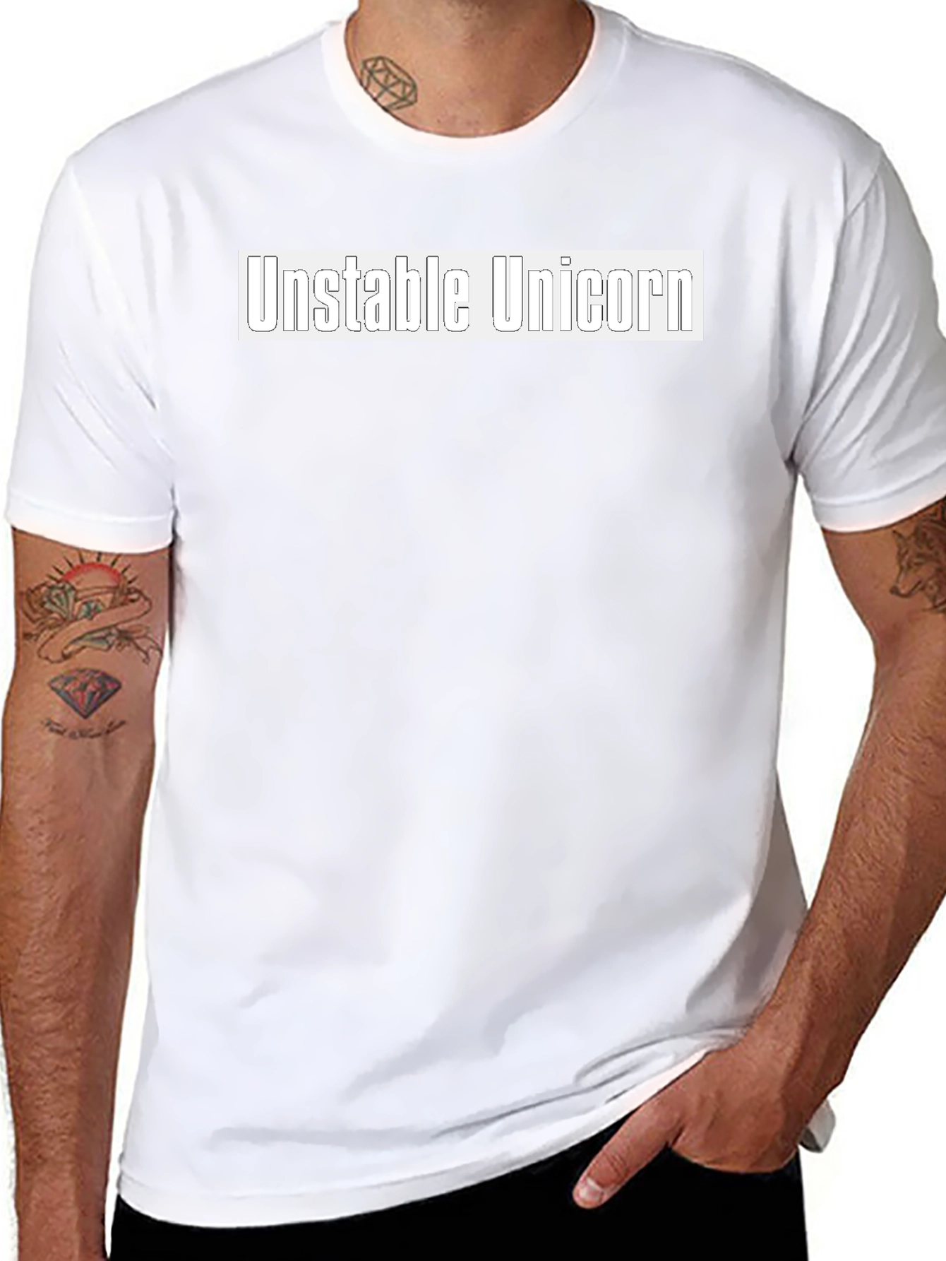 Unstable Unicorn Black T-Shirt