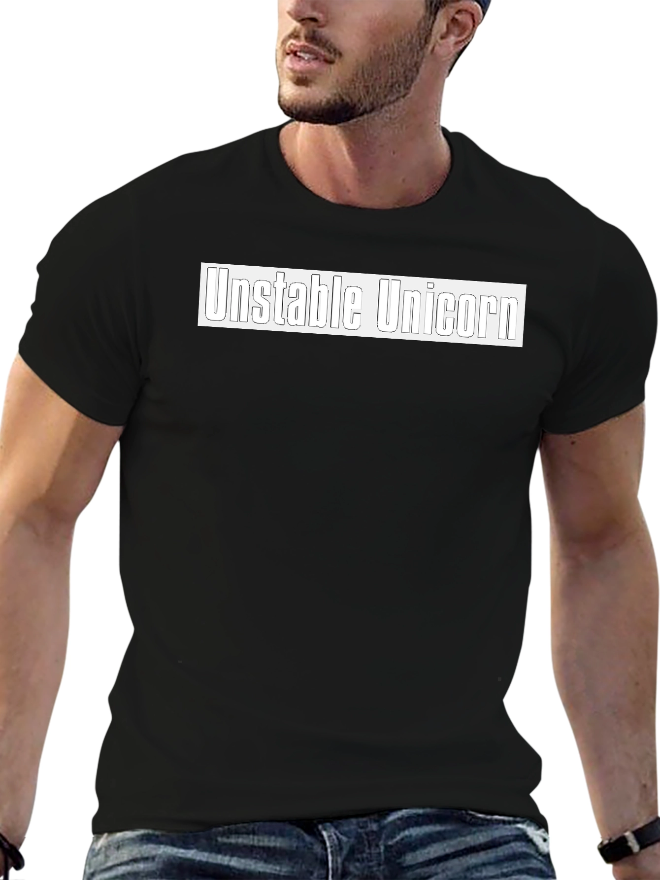 Unstable Unicorn Black T-Shirt