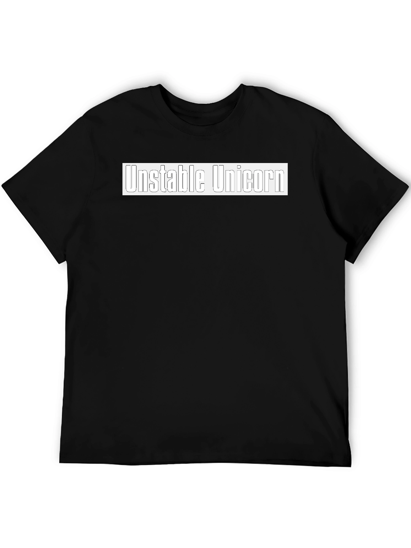 Unstable Unicorn Black T-Shirt