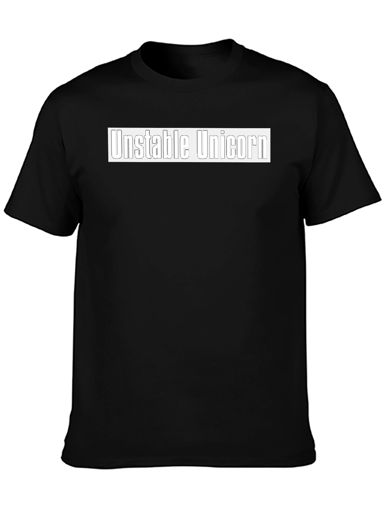 Unstable Unicorn Black T-Shirt