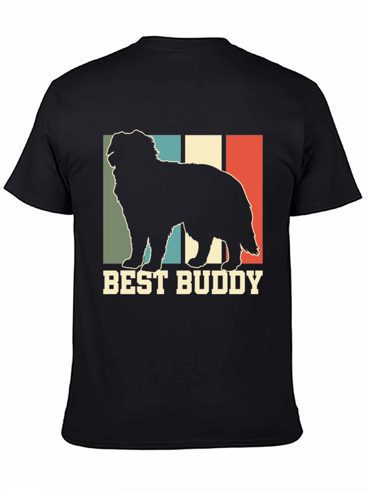 Best Buddy Dog T-Shirt - Retro Style Pet Lover Tee