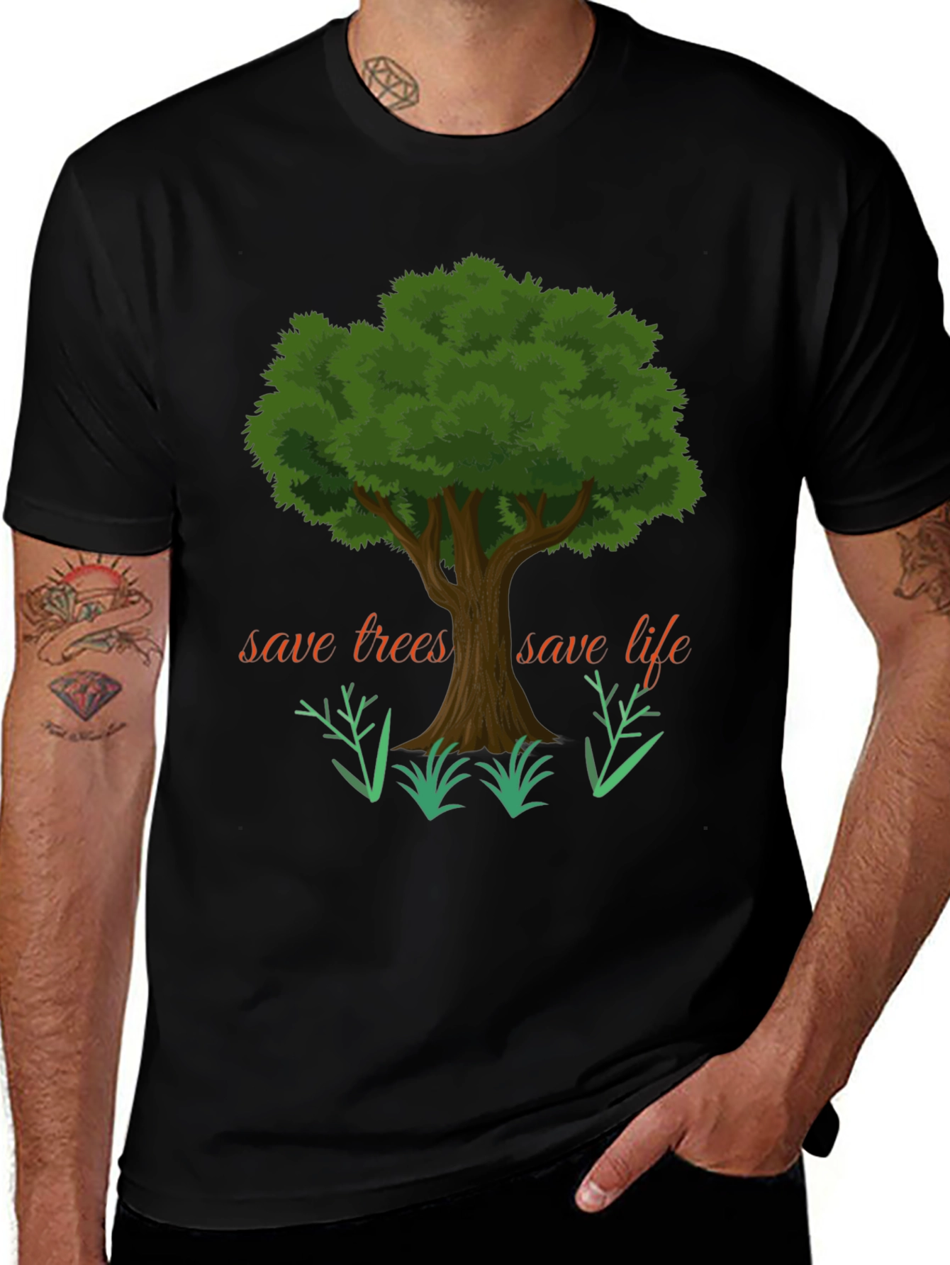 Eco-Friendly Save Trees T-Shirt
