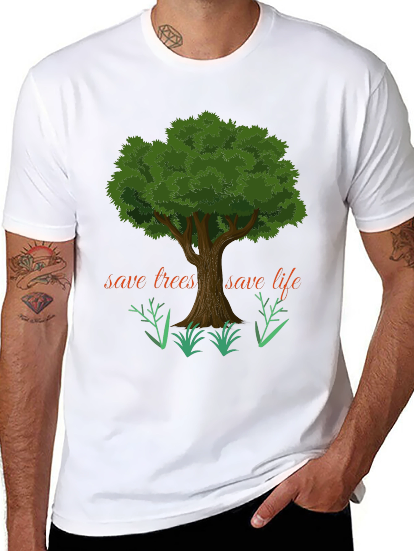 Eco-Friendly Save Trees T-Shirt