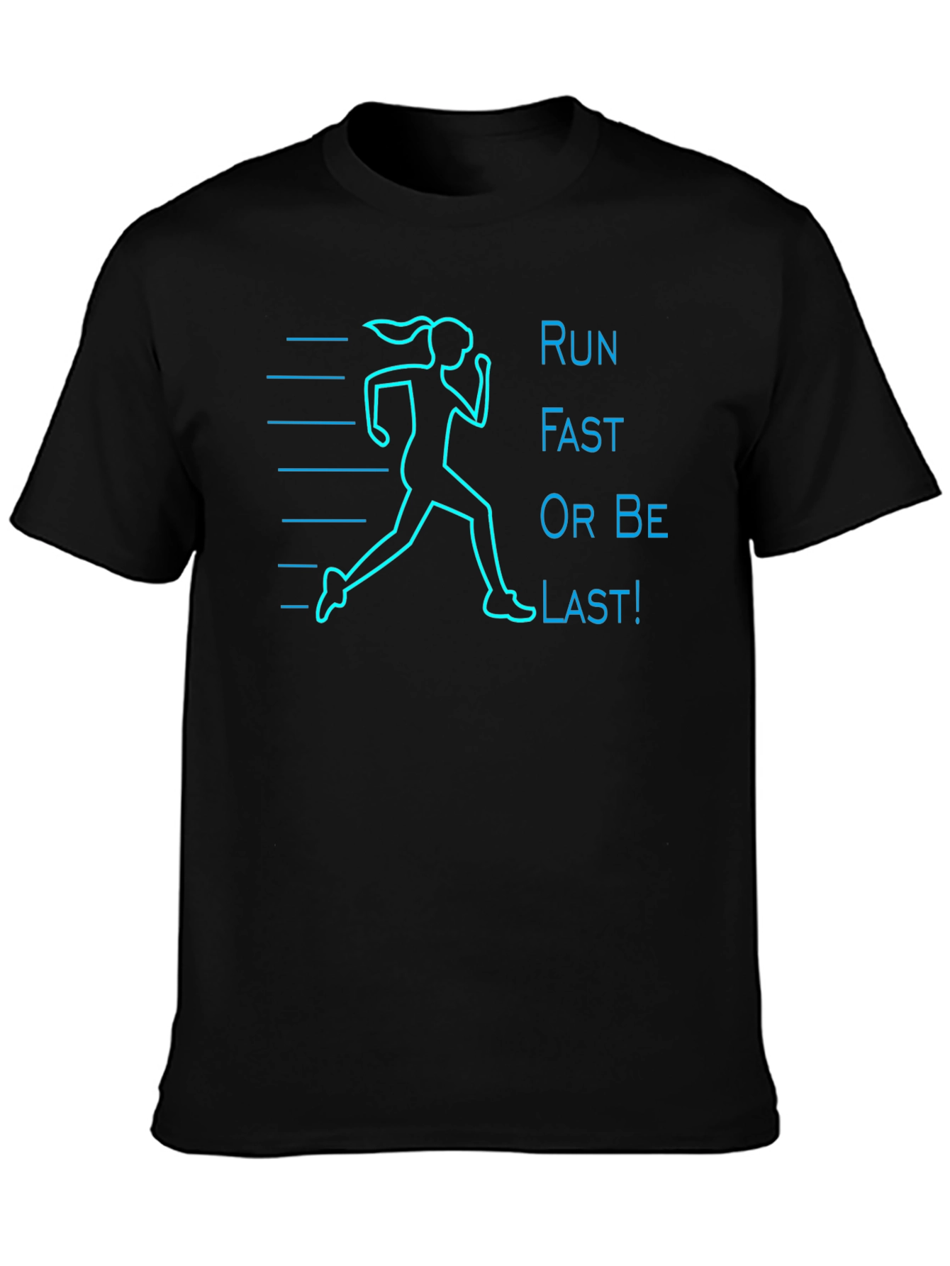 Run Fast T-Shirt: Motivational Runners Tee