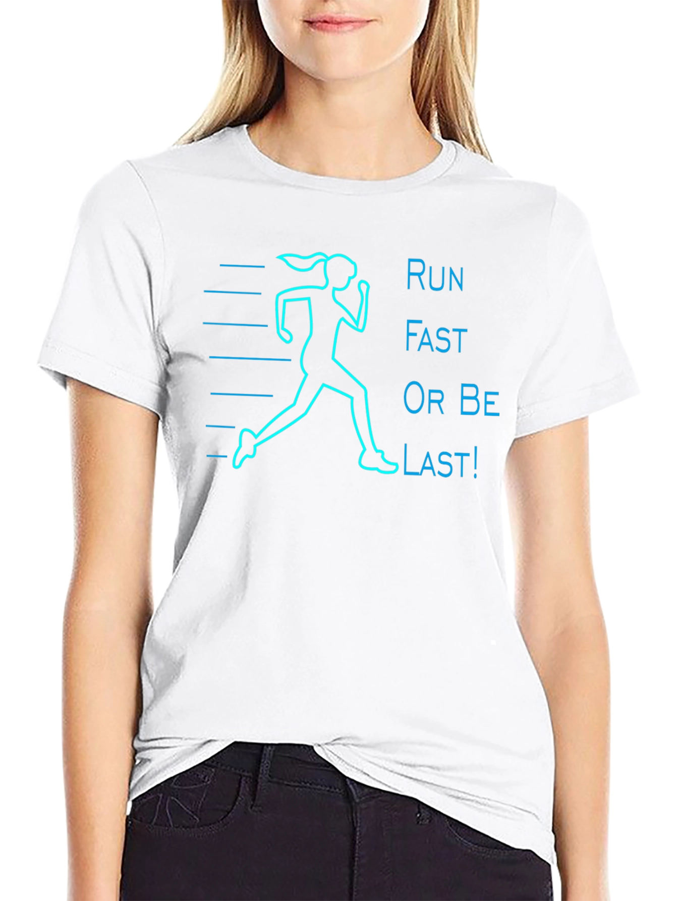 Run Fast T-Shirt: Motivational Runners Tee