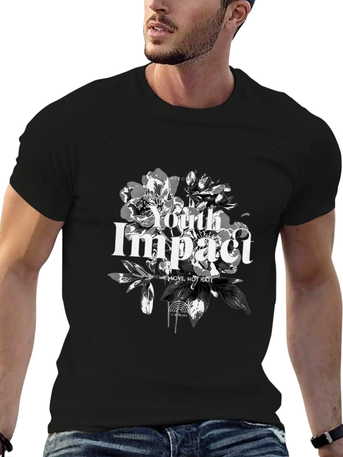 Youth Impact Graphic Tee - Black