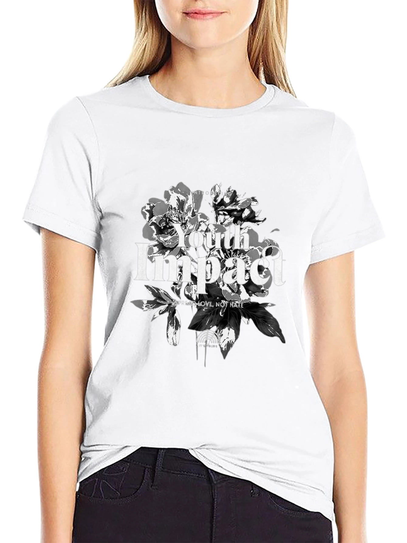 Youth Impact Graphic Tee - Black