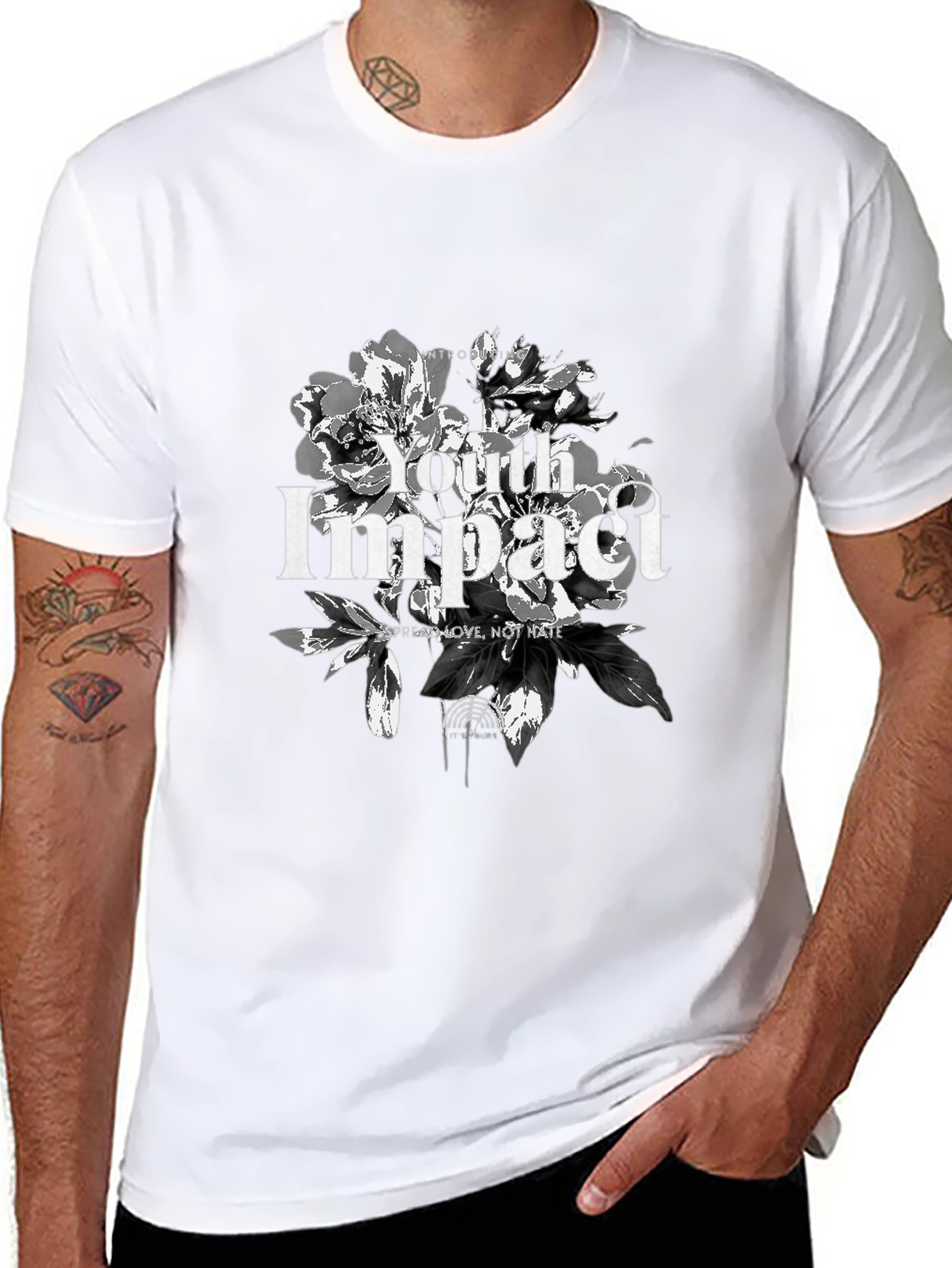 Youth Impact Graphic Tee - Black