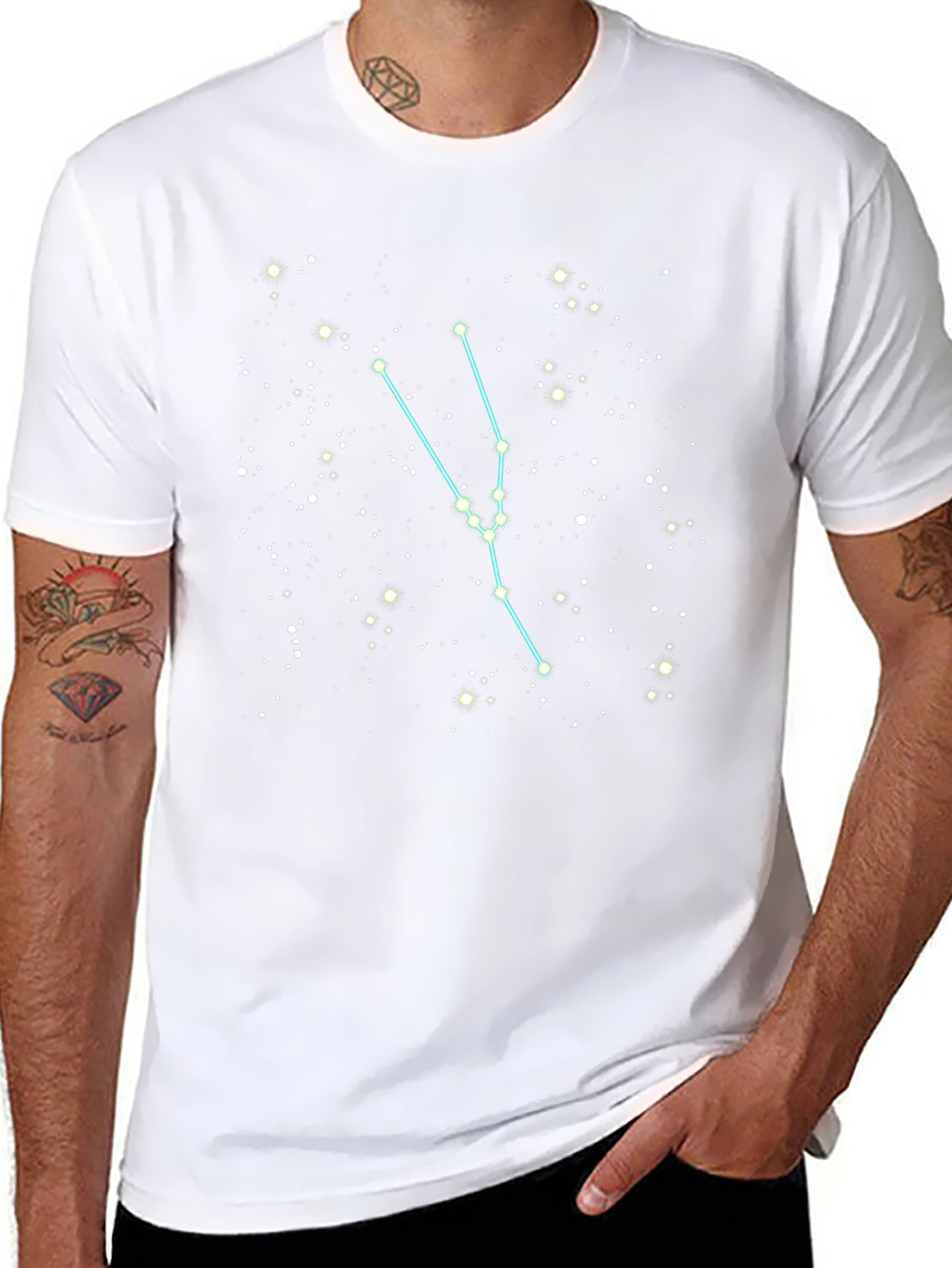 Taurus Constellation T-Shirt - Zodiac Graphic Tee