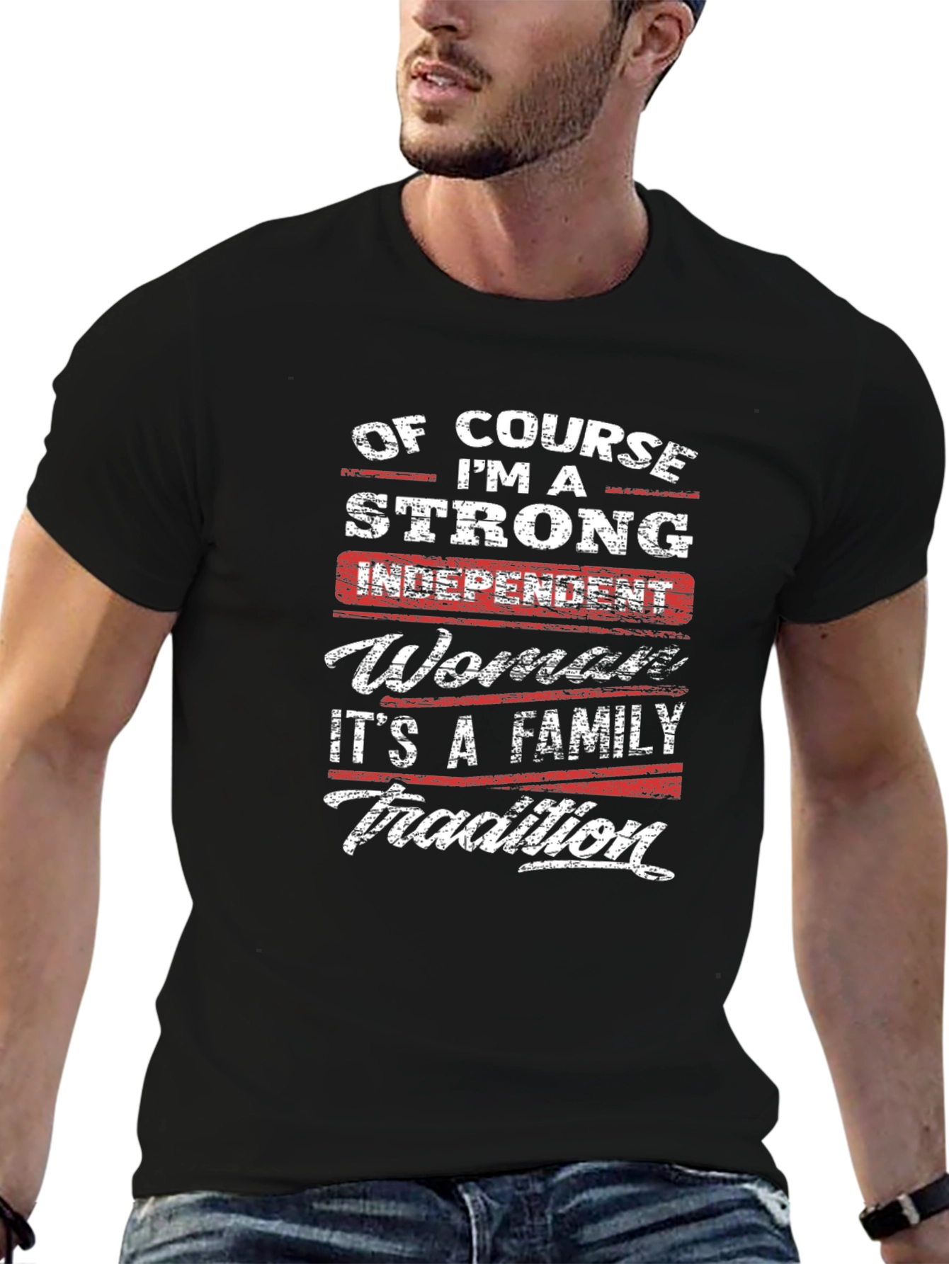 Strong Woman Family Tradition Graphic Tee