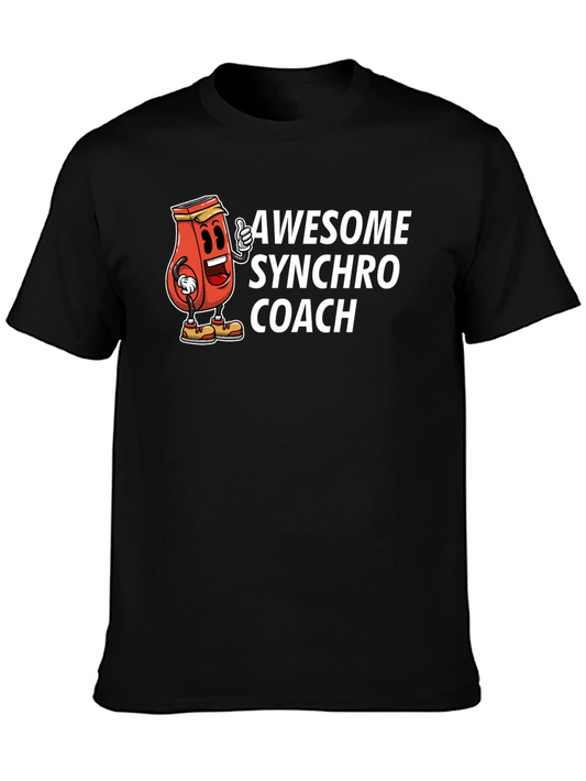 Awesome Synchro Coach Graphic Tee - Black