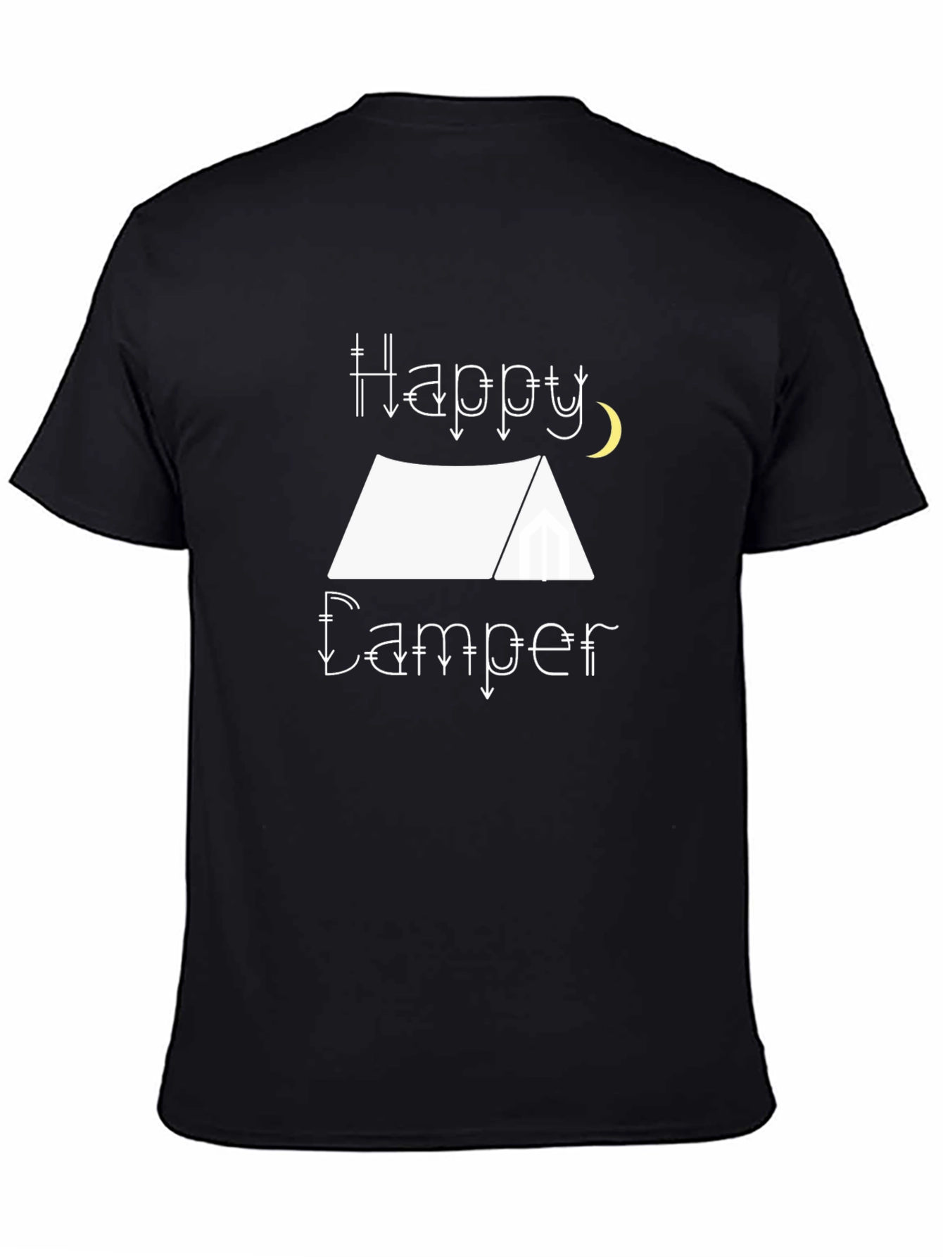 Happy Camper Graphic Tee - Camping Adventure