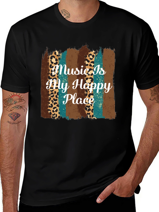 Music Is My Happy Place T-Shirt