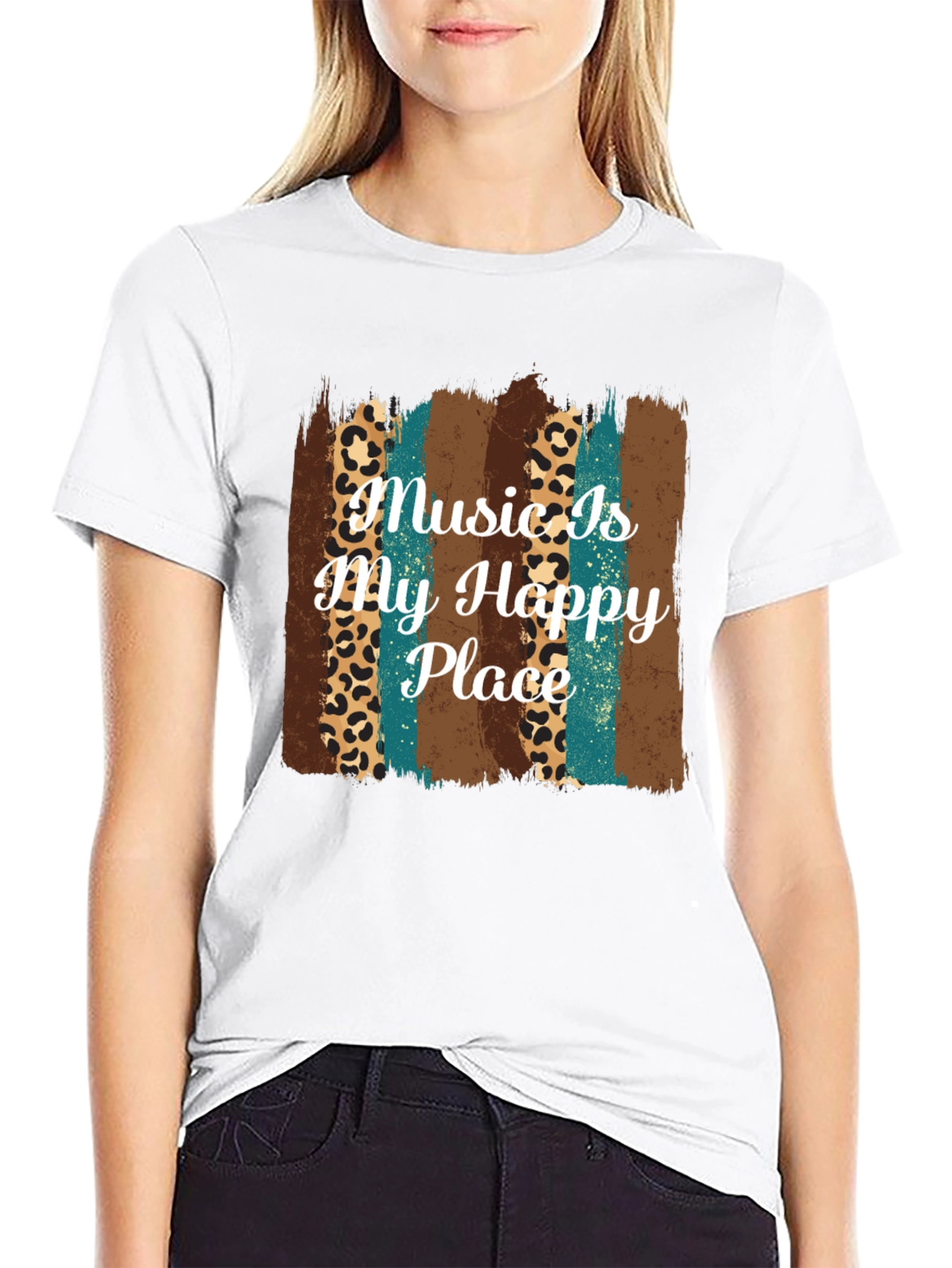 Music Is My Happy Place T-Shirt