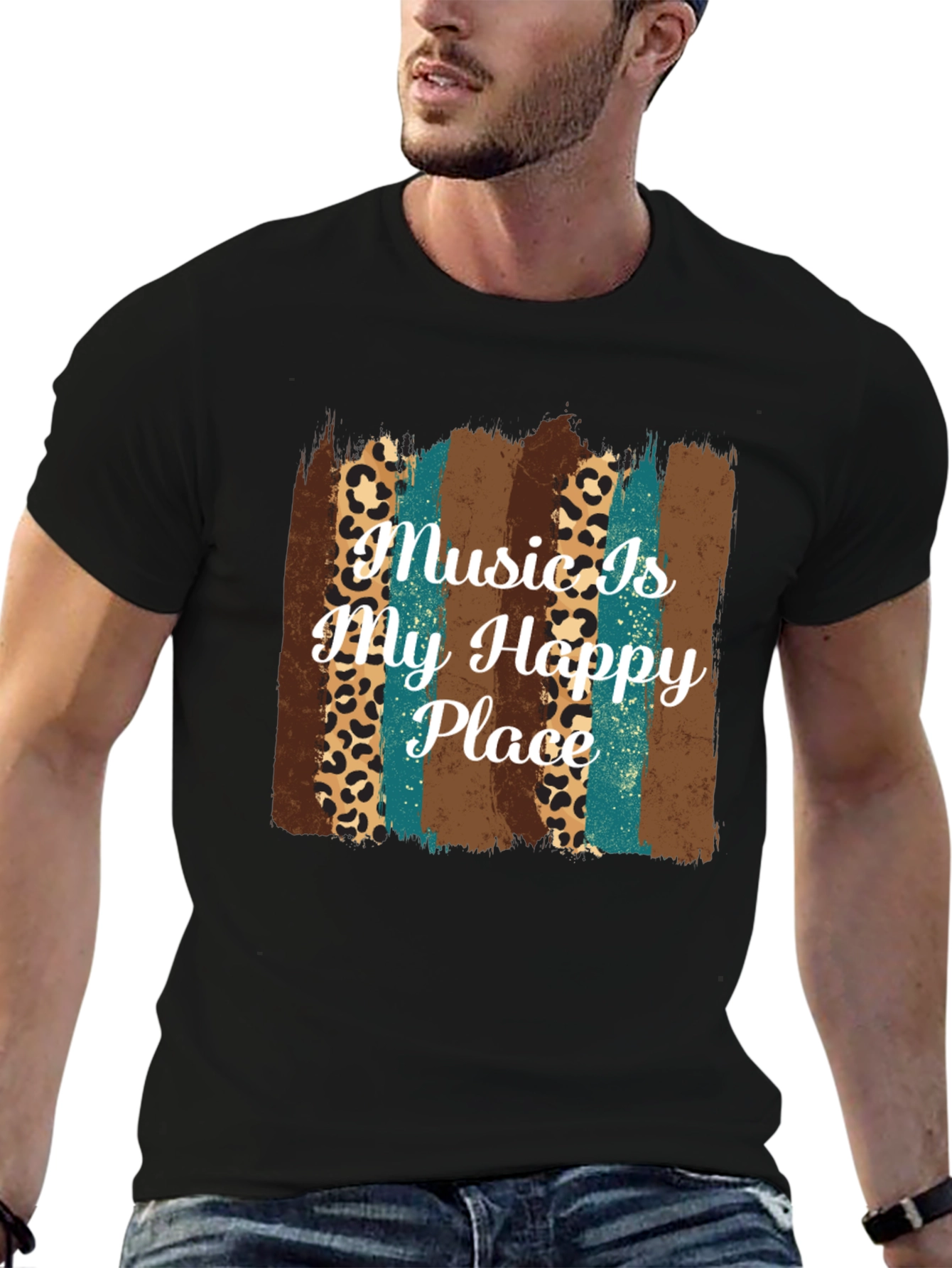 Music Is My Happy Place T-Shirt