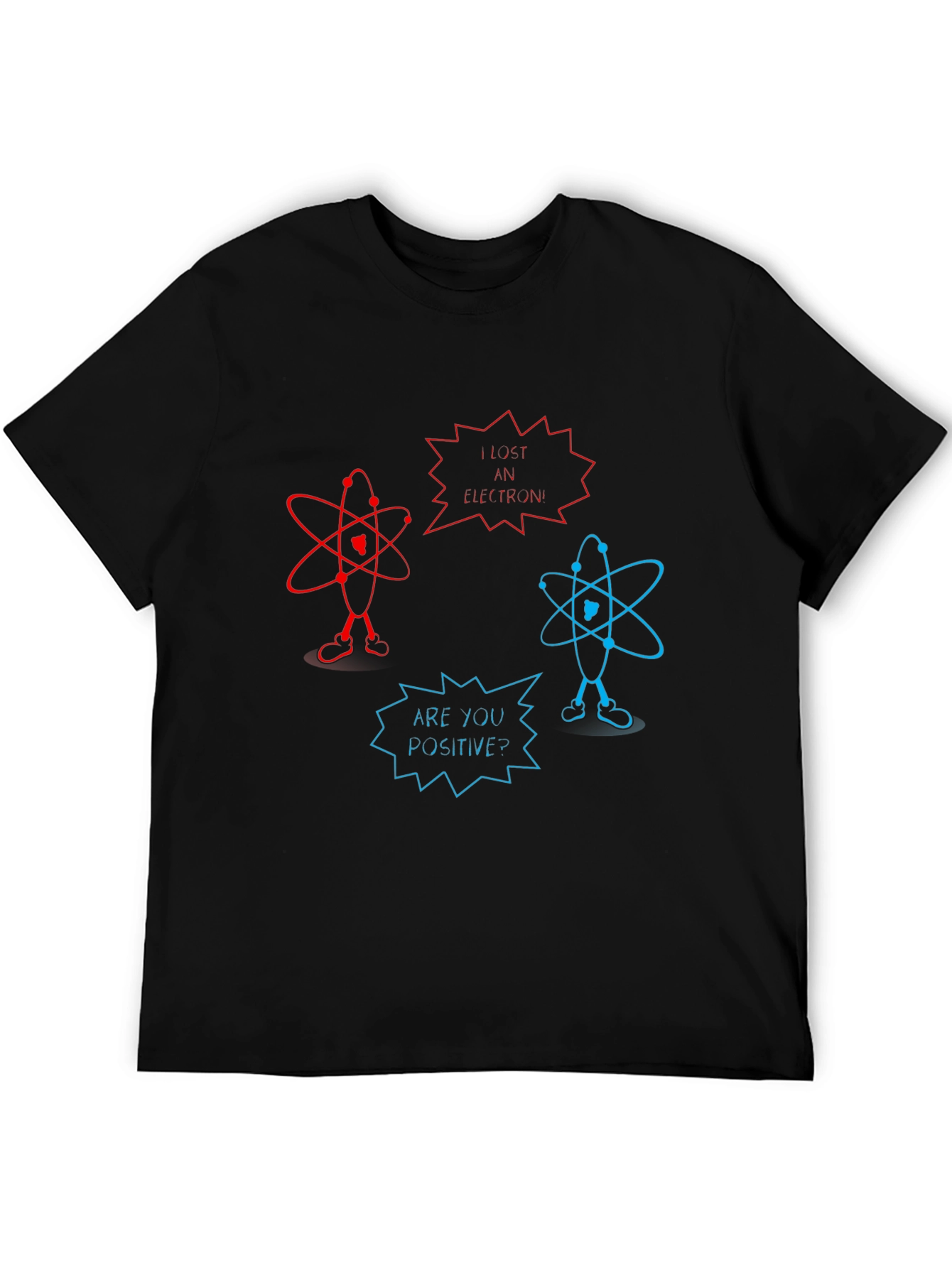 Funny Science Pun T-Shirt - Lost an Electron?