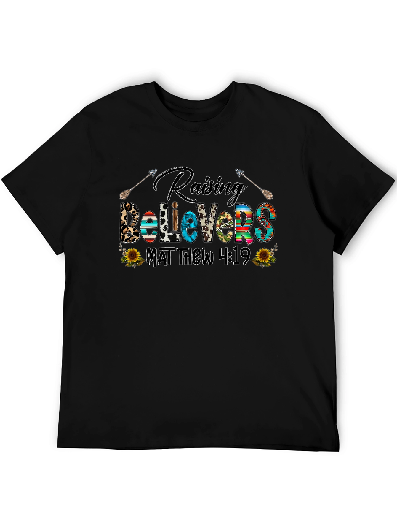 Raising Believers Tee - Matthew 4:19 Graphic T-Shirt