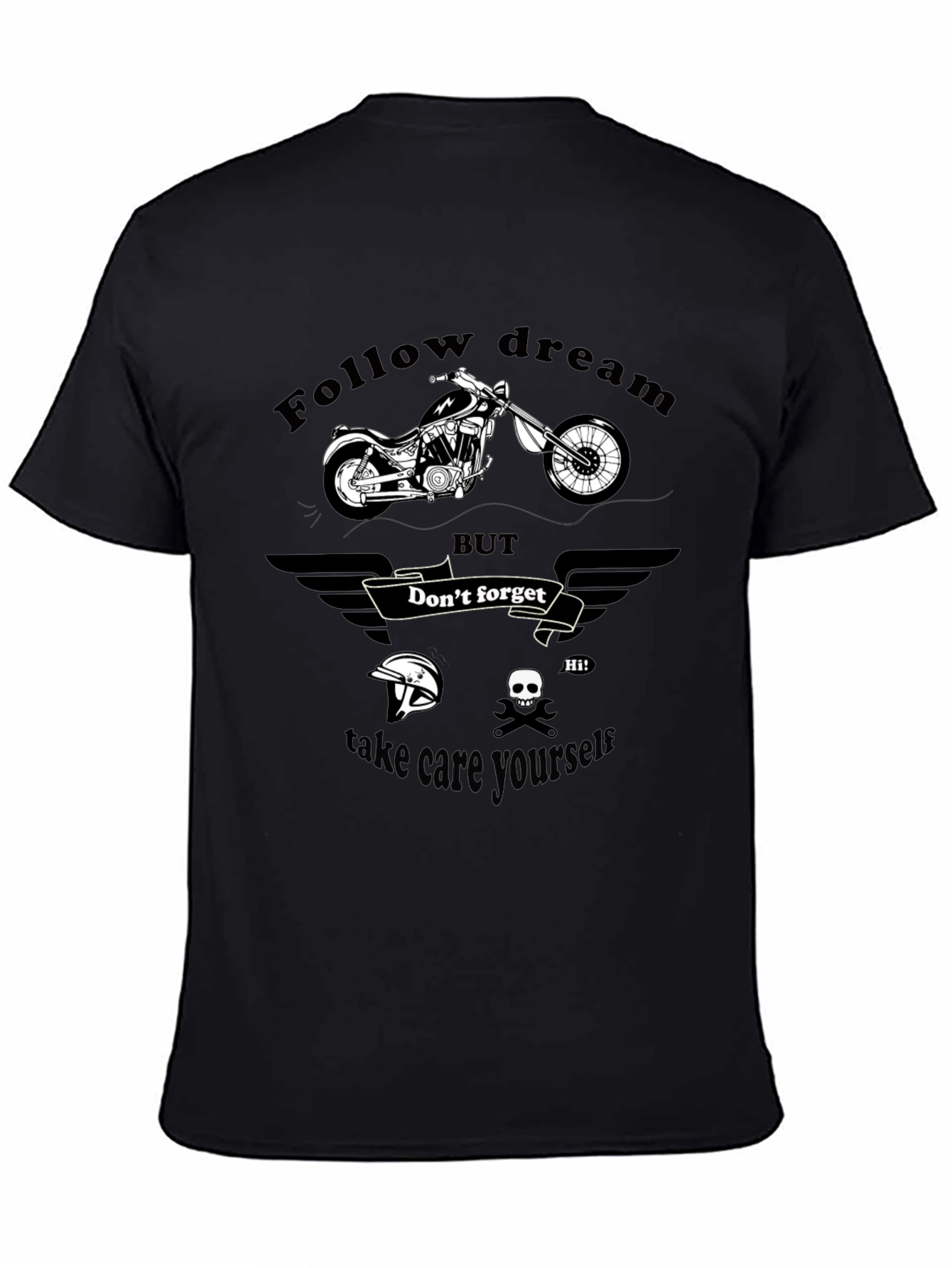 Follow Dream Graphic Print T-Shirt