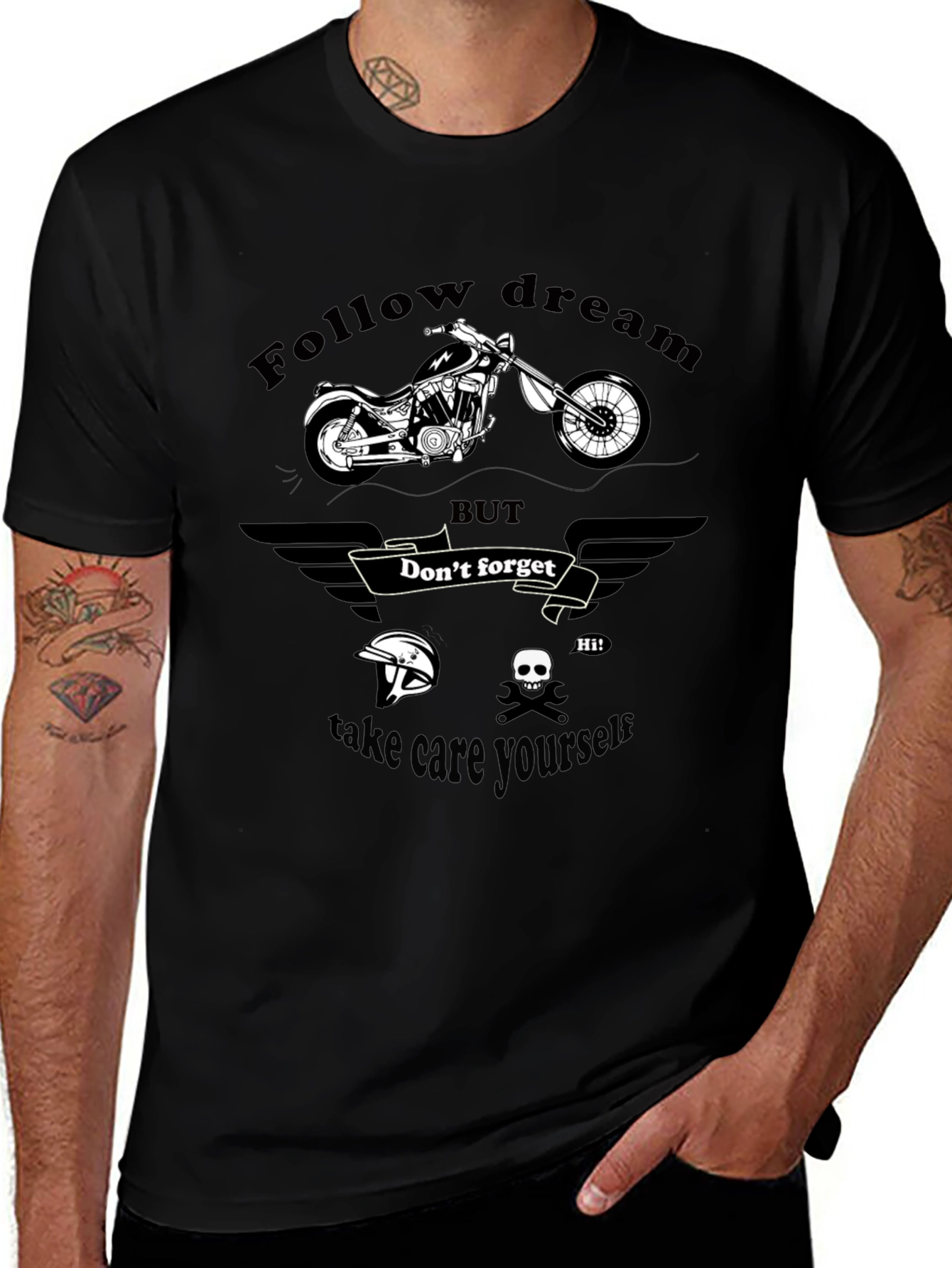 Follow Dream Graphic Print T-Shirt