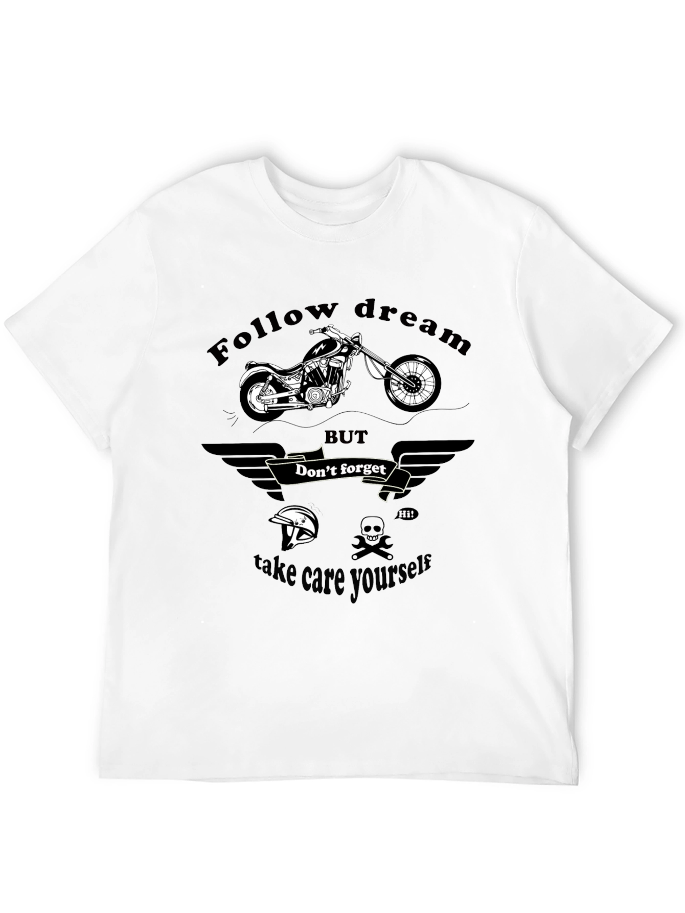 Follow Dream Graphic Print T-Shirt