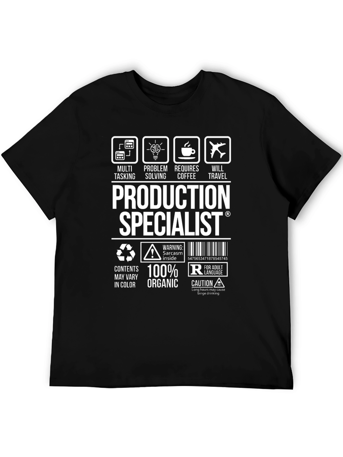 Production Specialist Graphic T-Shirt