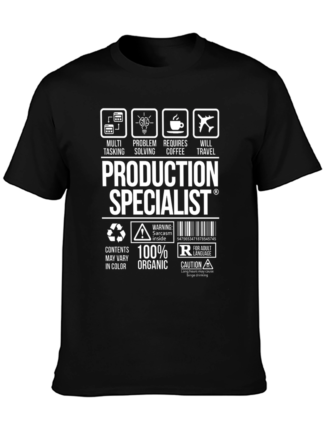 Production Specialist Graphic T-Shirt