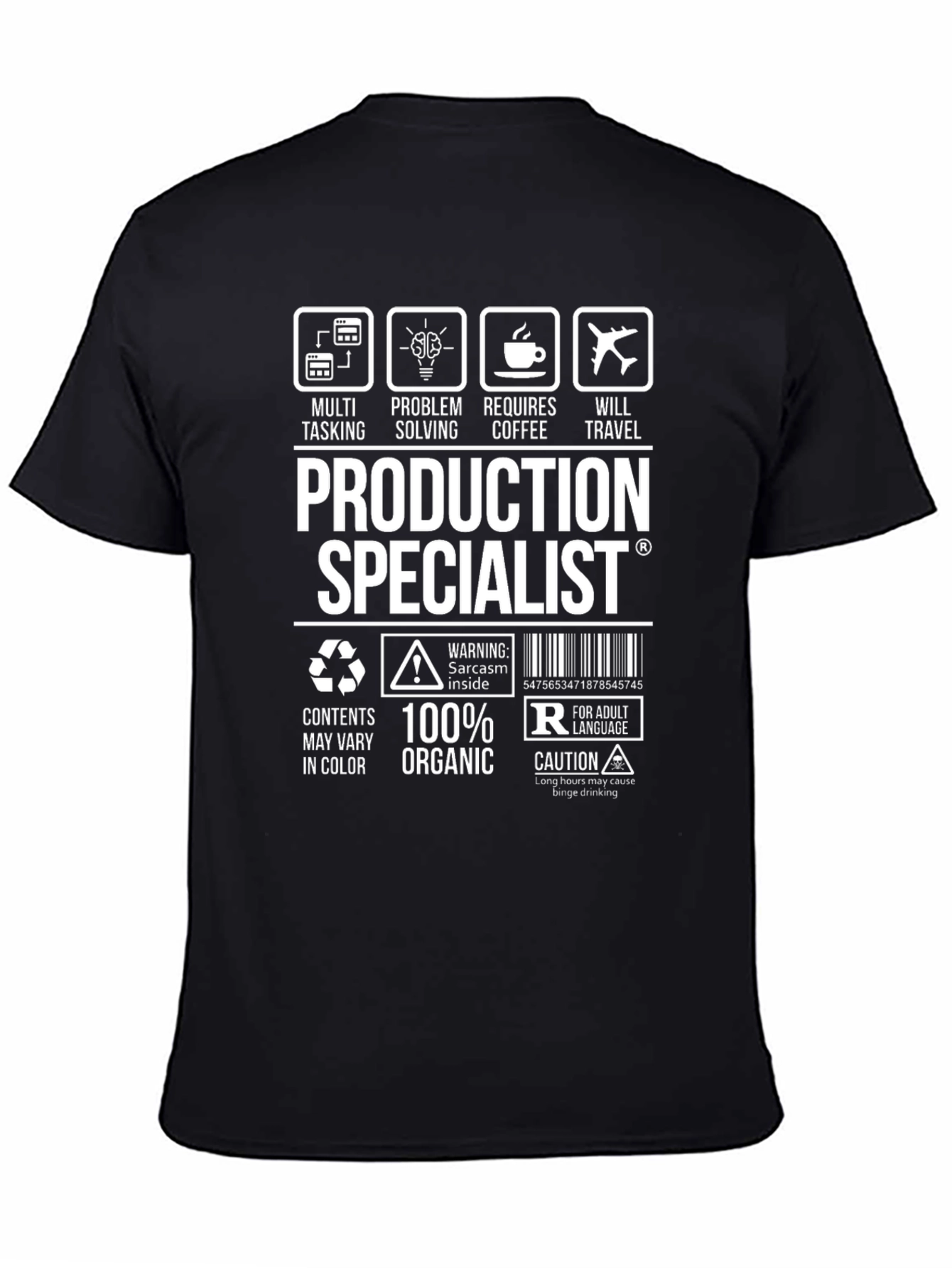 Production Specialist Graphic T-Shirt