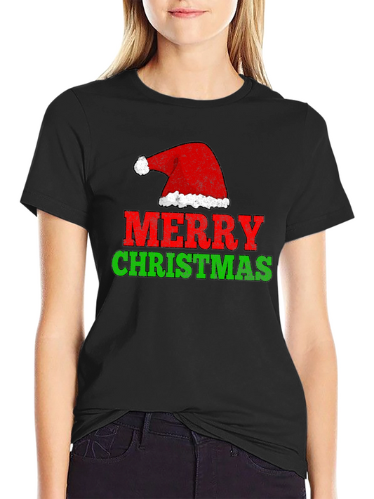 Merry Christmas Graphic Tee - Holiday Cheer