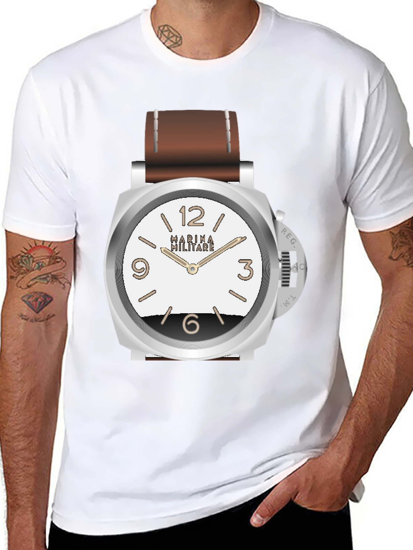 Cool Graphic Watch T-Shirt