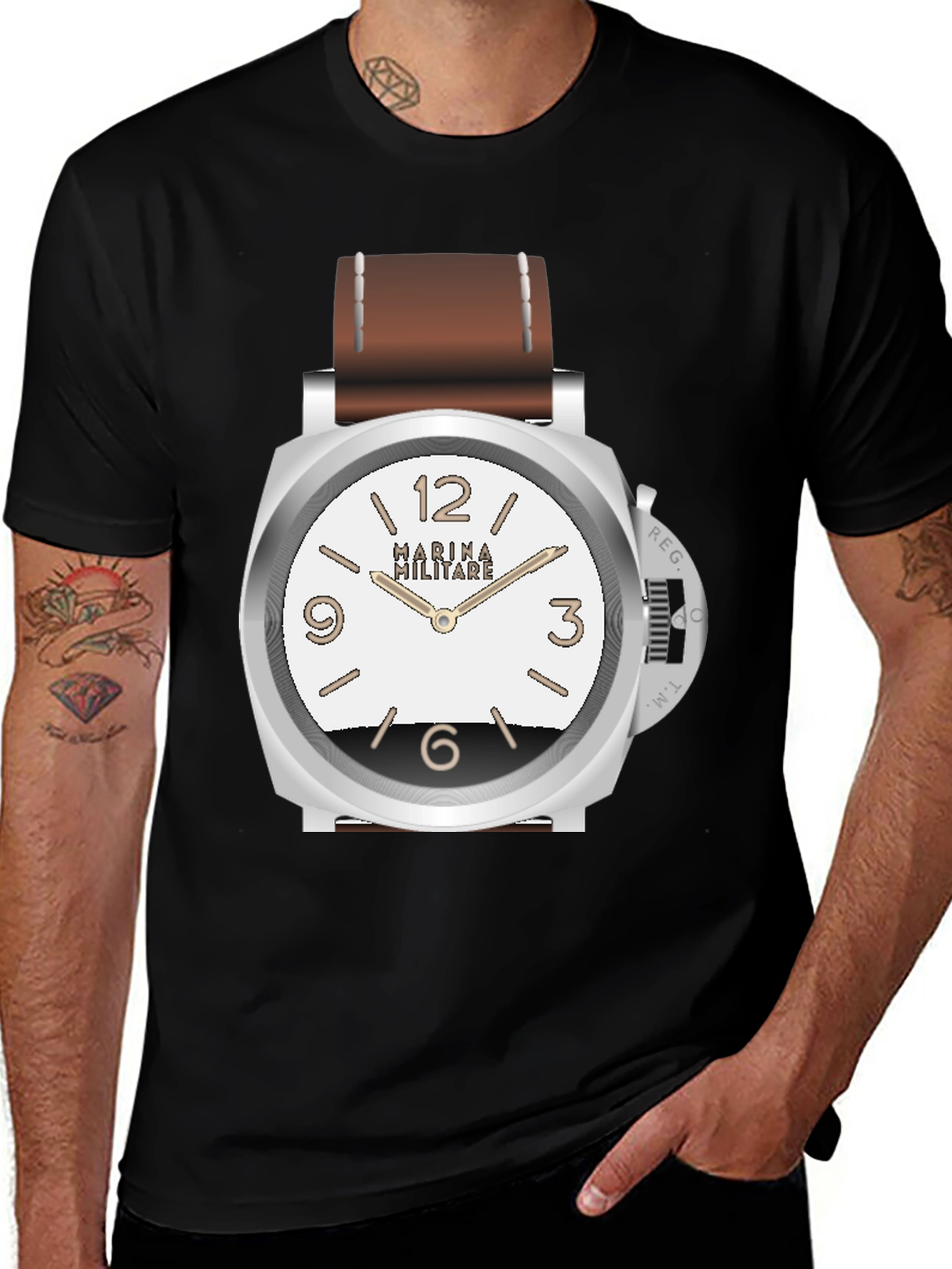 Cool Graphic Watch T-Shirt