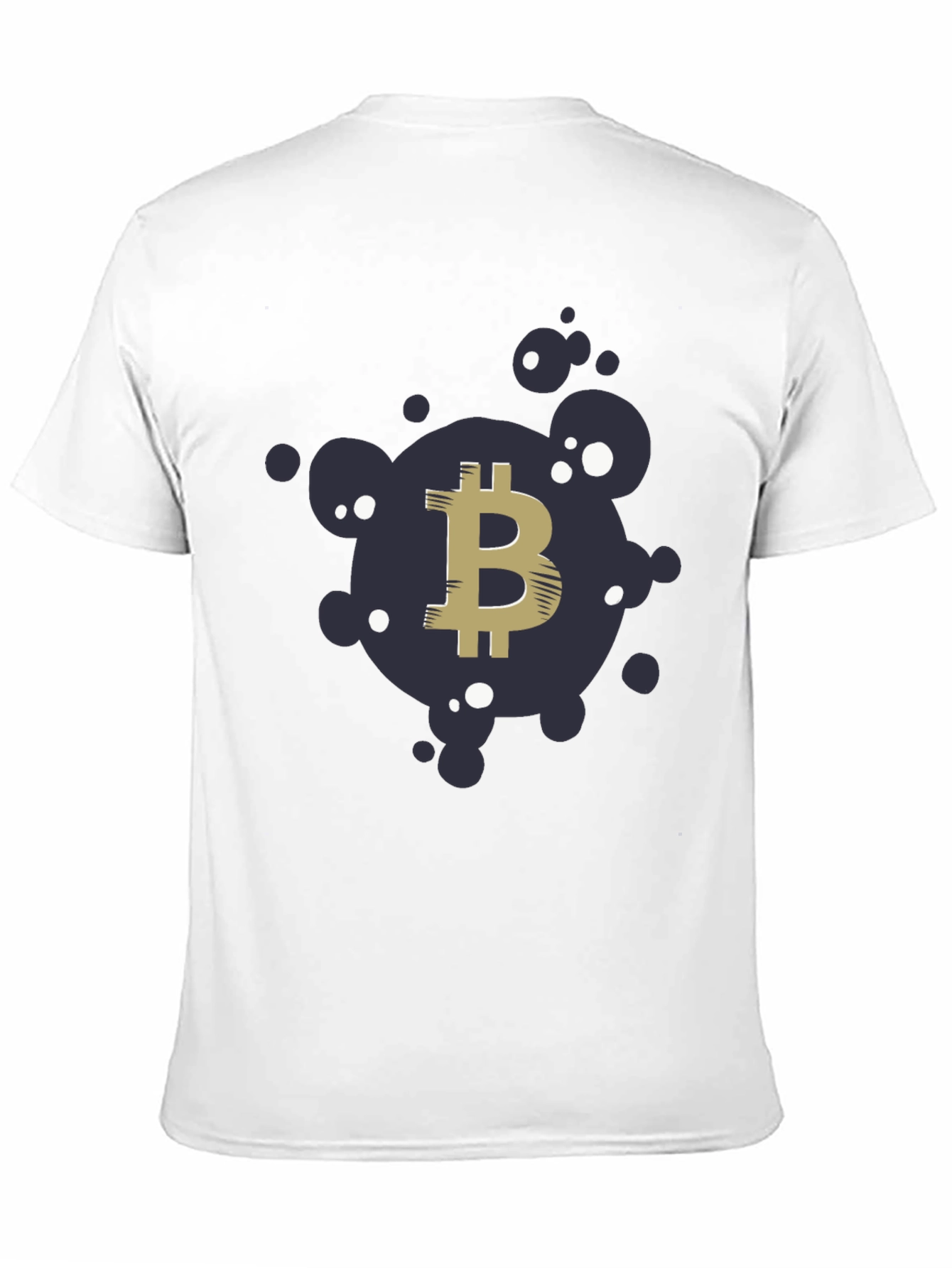 Bitcoin Crypto Graphic T-Shirt - Black