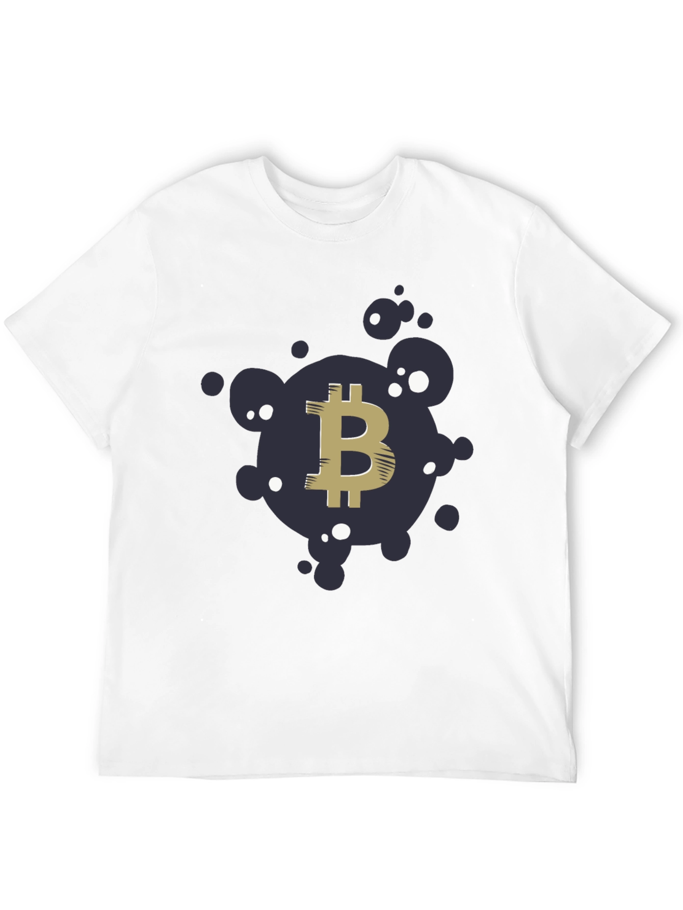 Bitcoin Crypto Graphic T-Shirt - Black