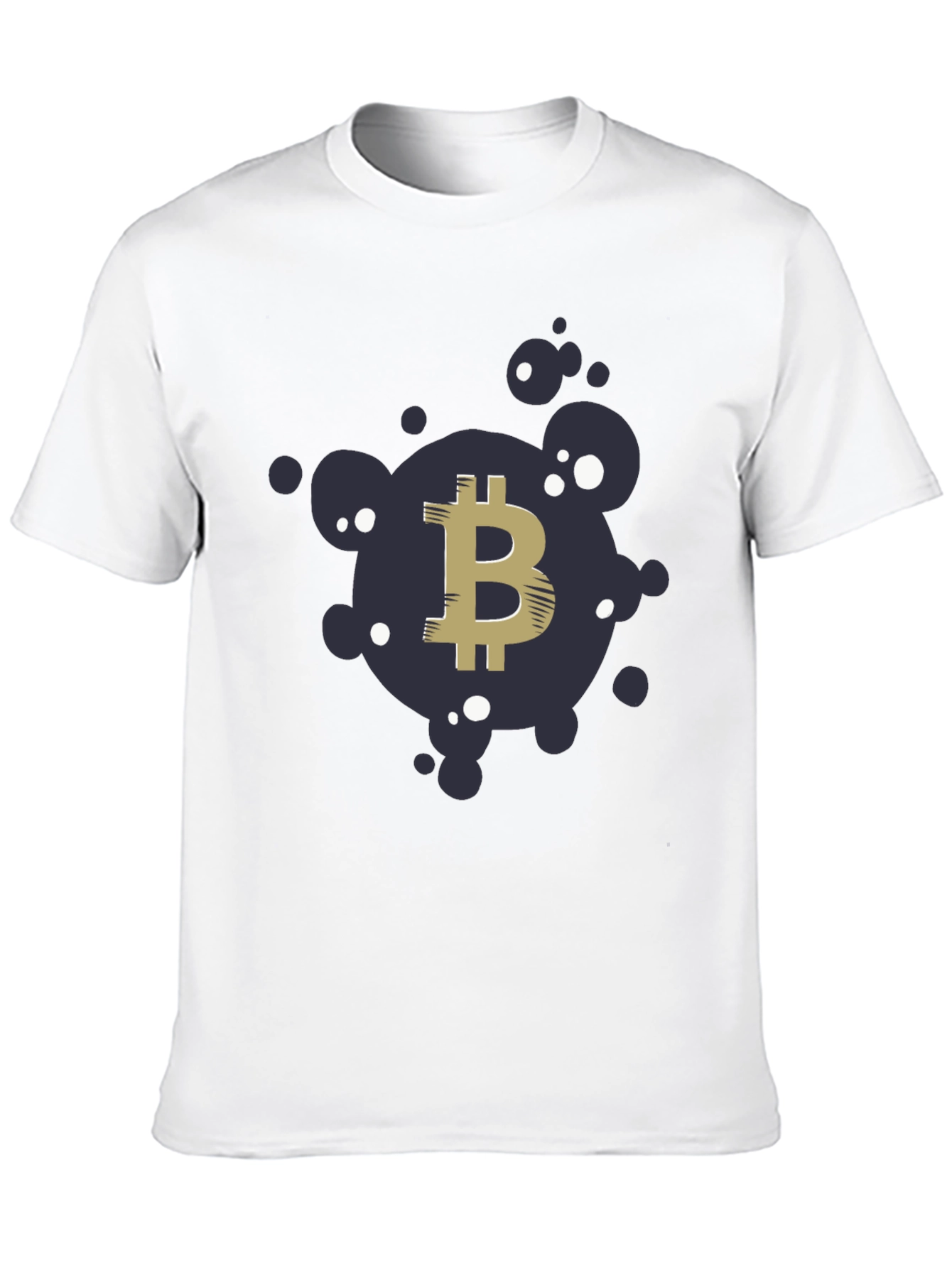 Bitcoin Crypto Graphic T-Shirt - Black