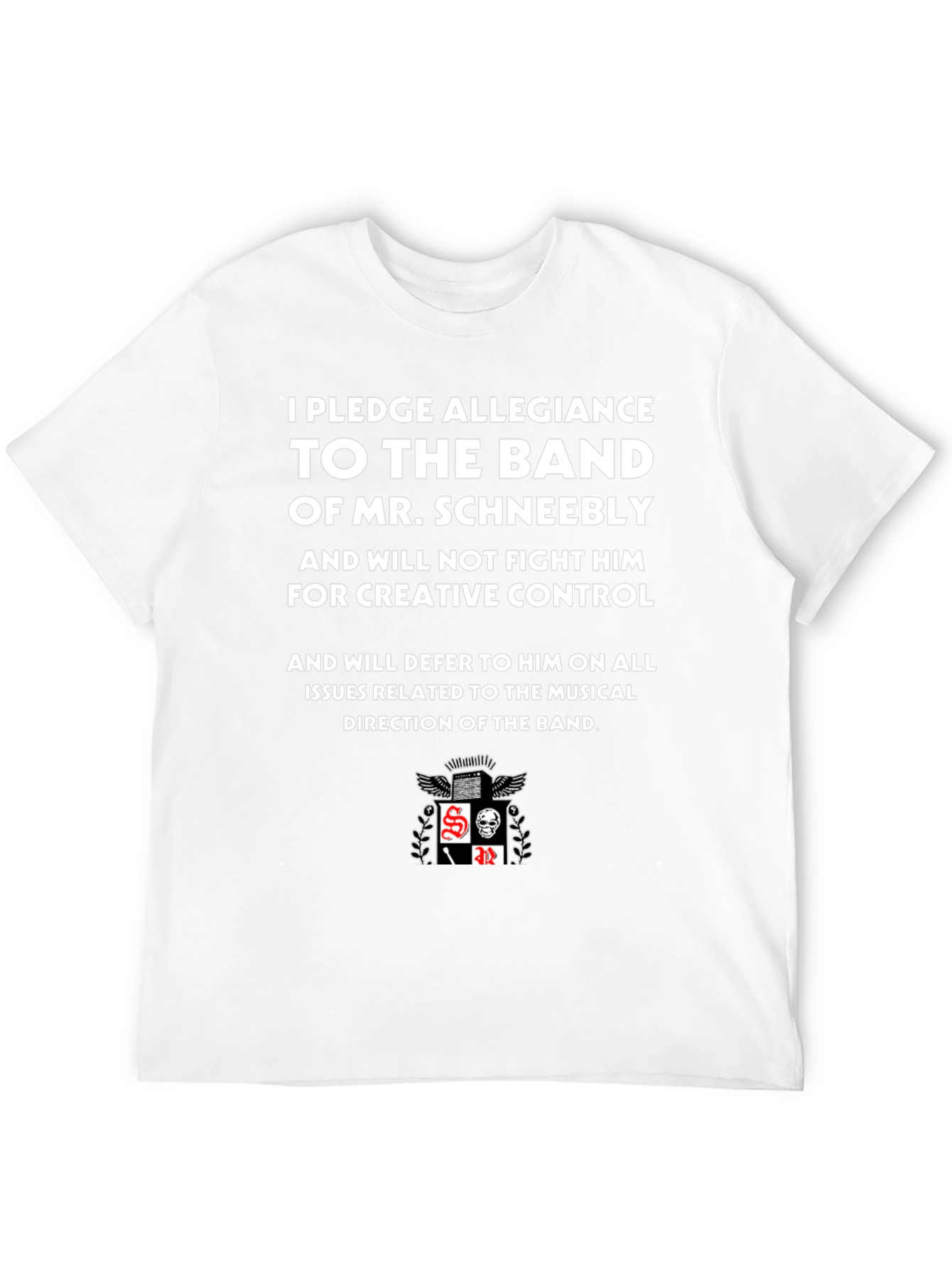 Mr. Schneebly Band Allegiance Black T-Shirt
