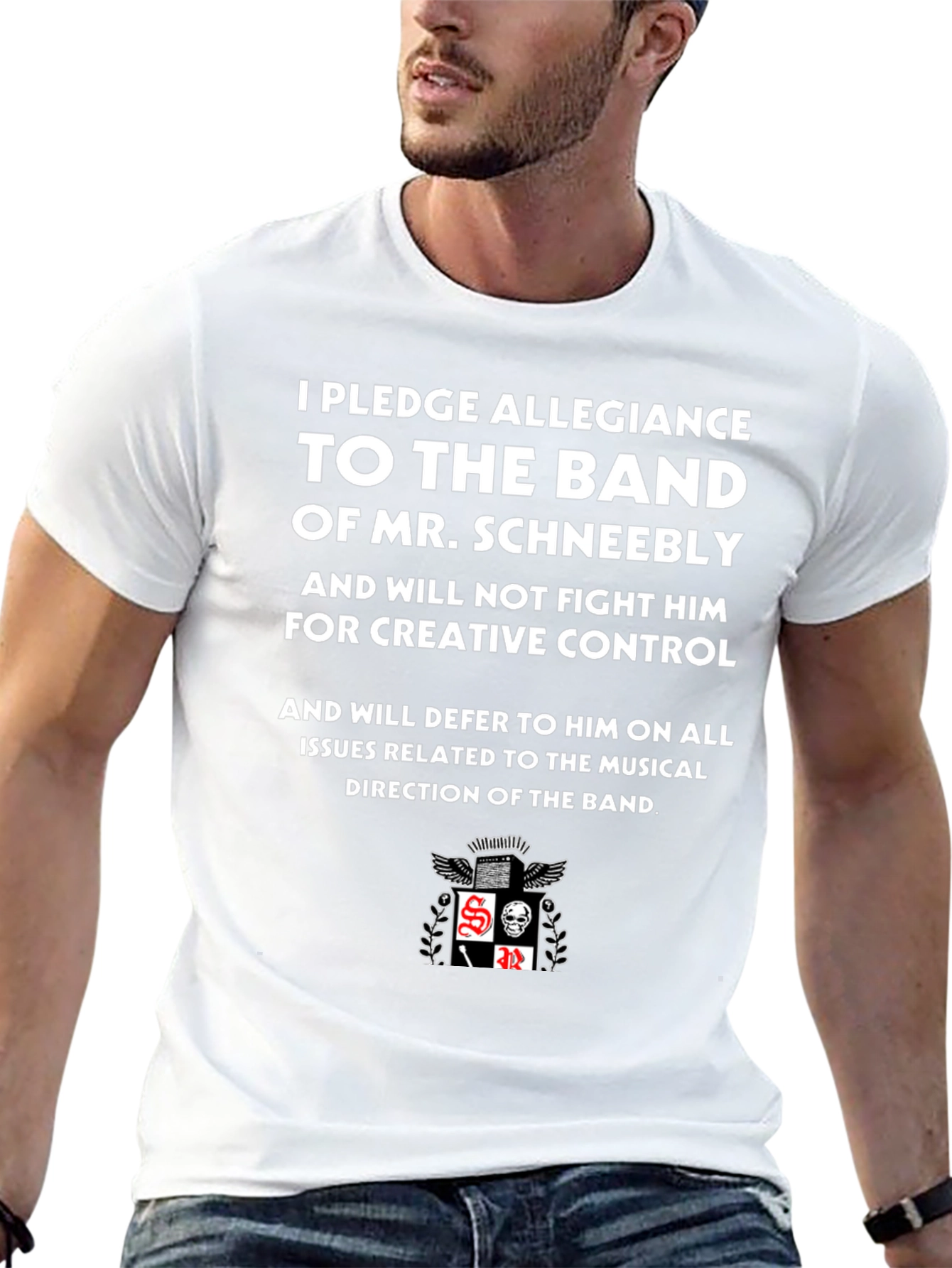 Mr. Schneebly Band Allegiance Black T-Shirt