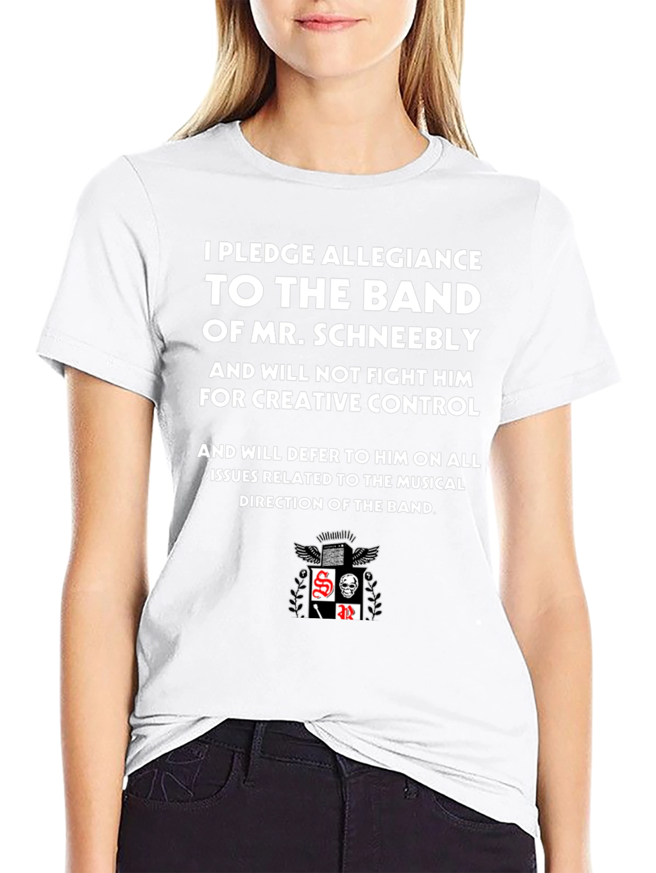 Mr. Schneebly Band Allegiance Black T-Shirt