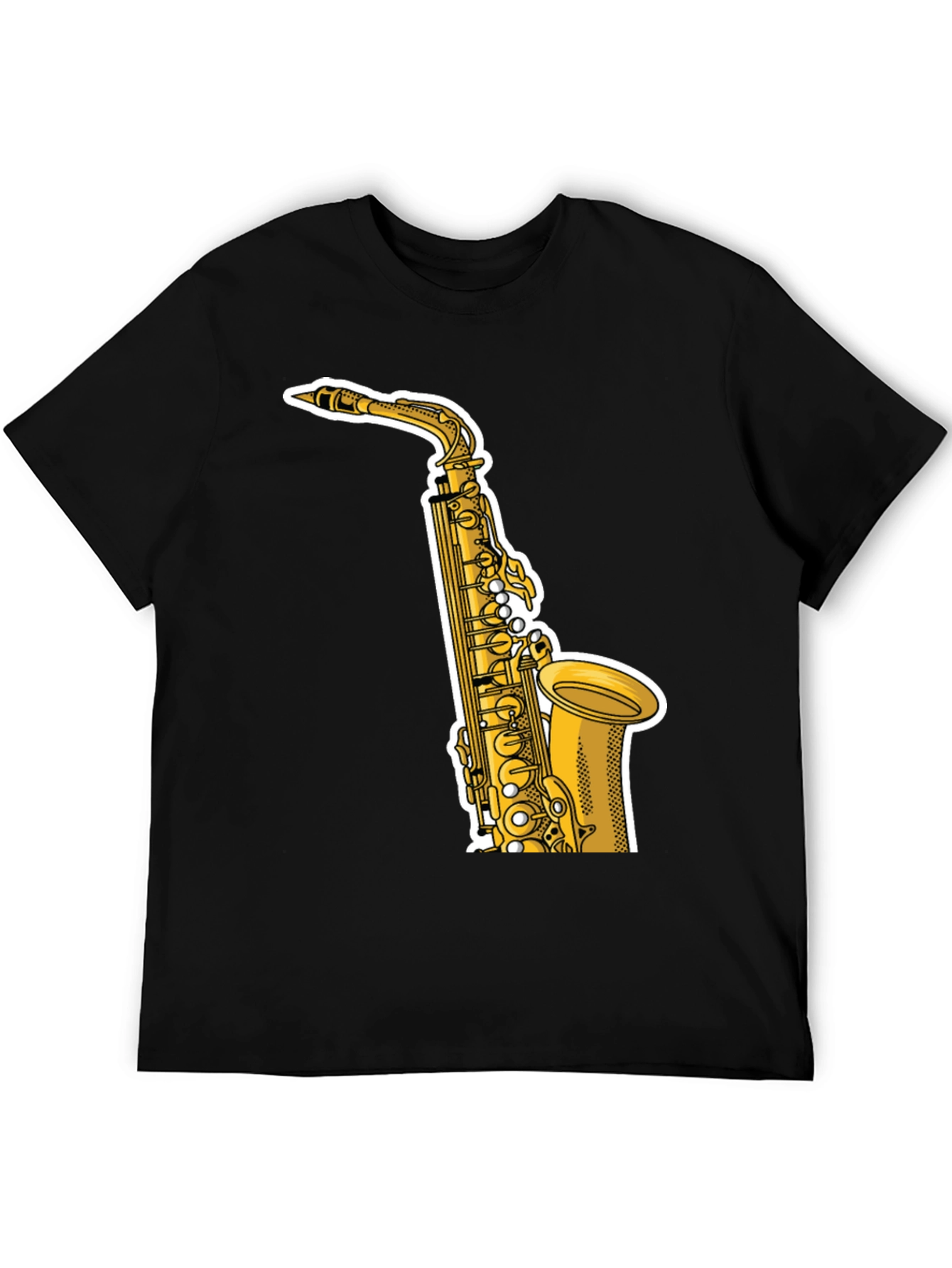 Saxophone Graphic Tee - Music Lovers T-Shirt