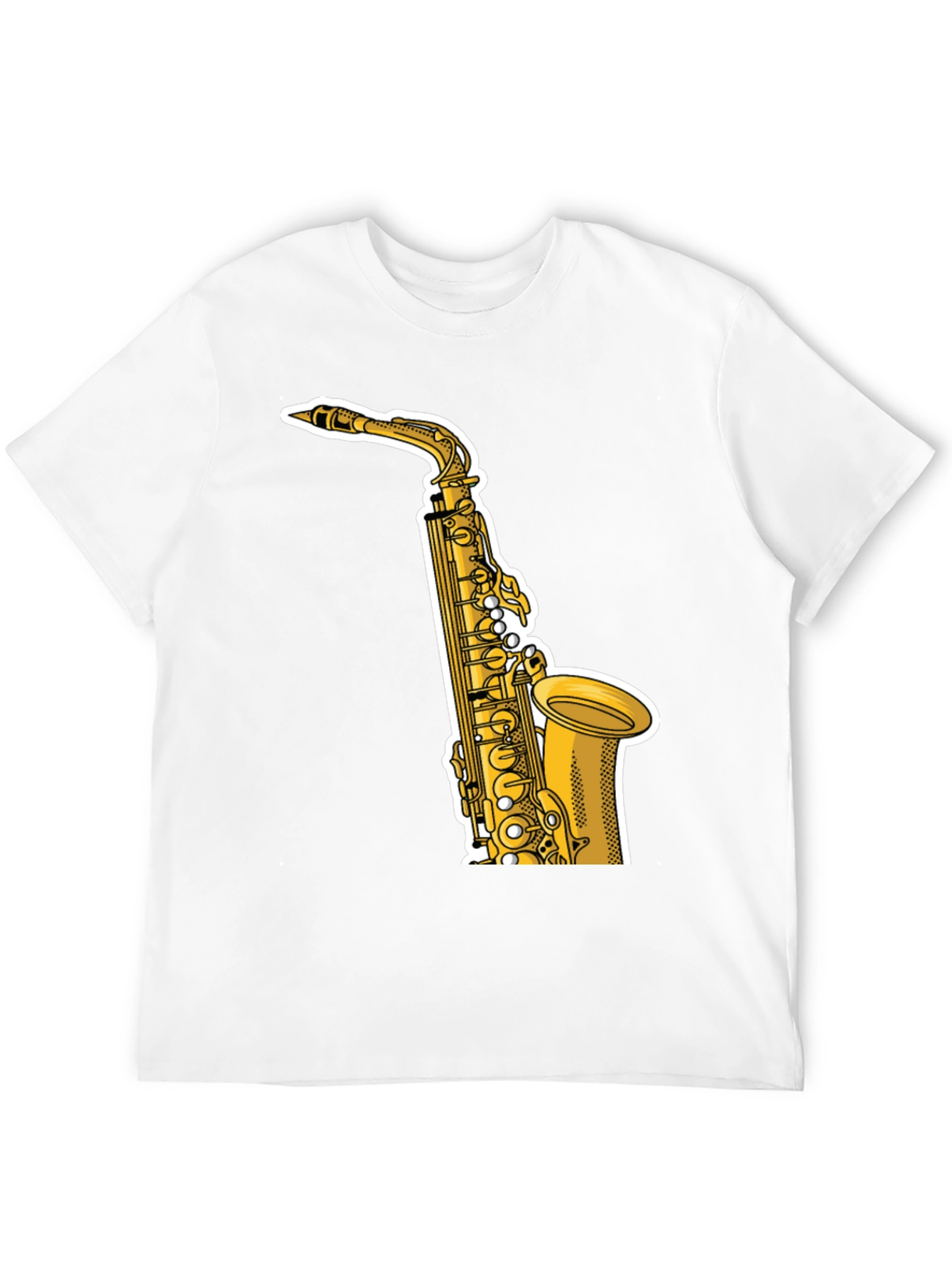 Saxophone Graphic Tee - Music Lovers T-Shirt