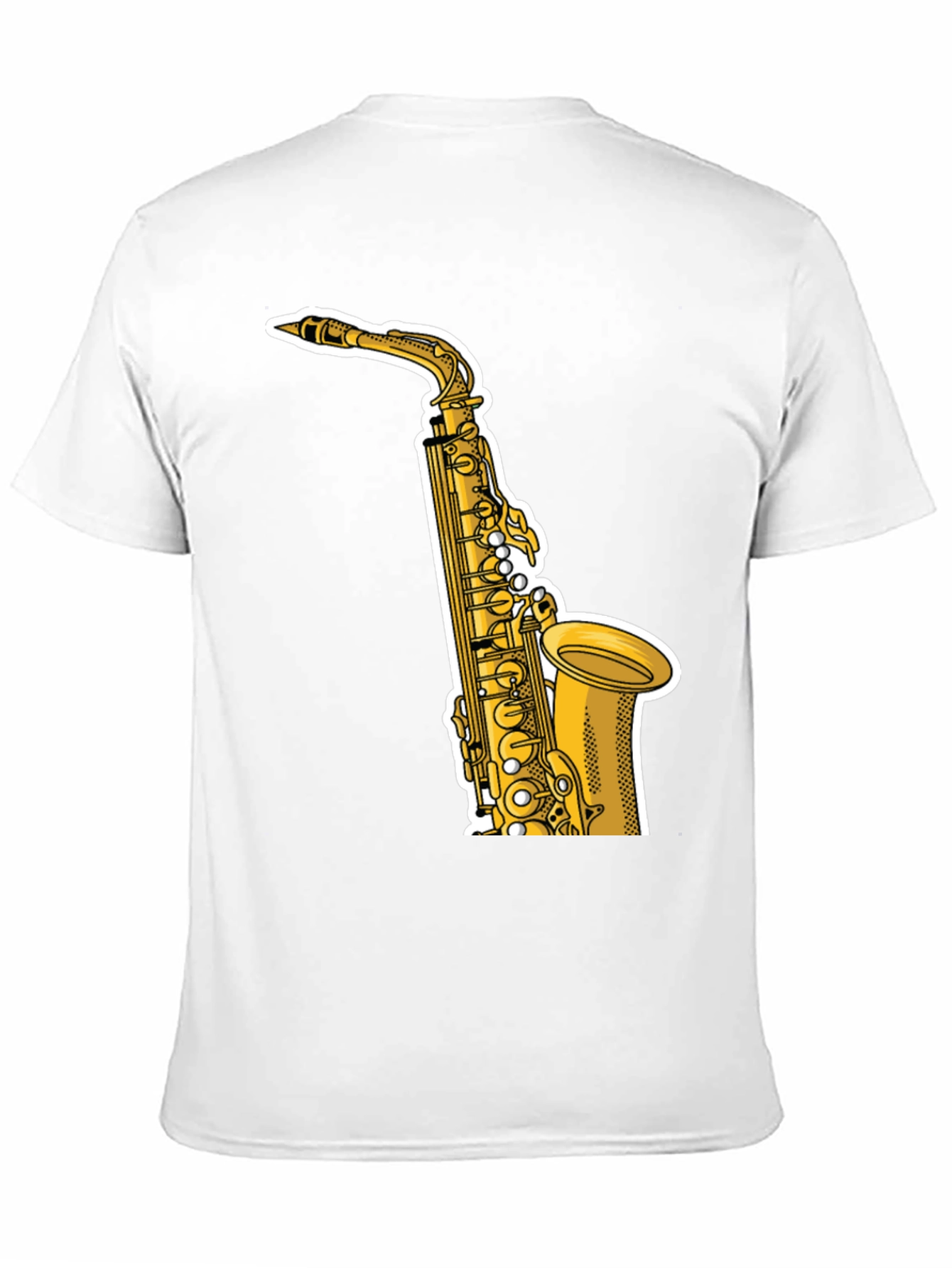 Saxophone Graphic Tee - Music Lovers T-Shirt