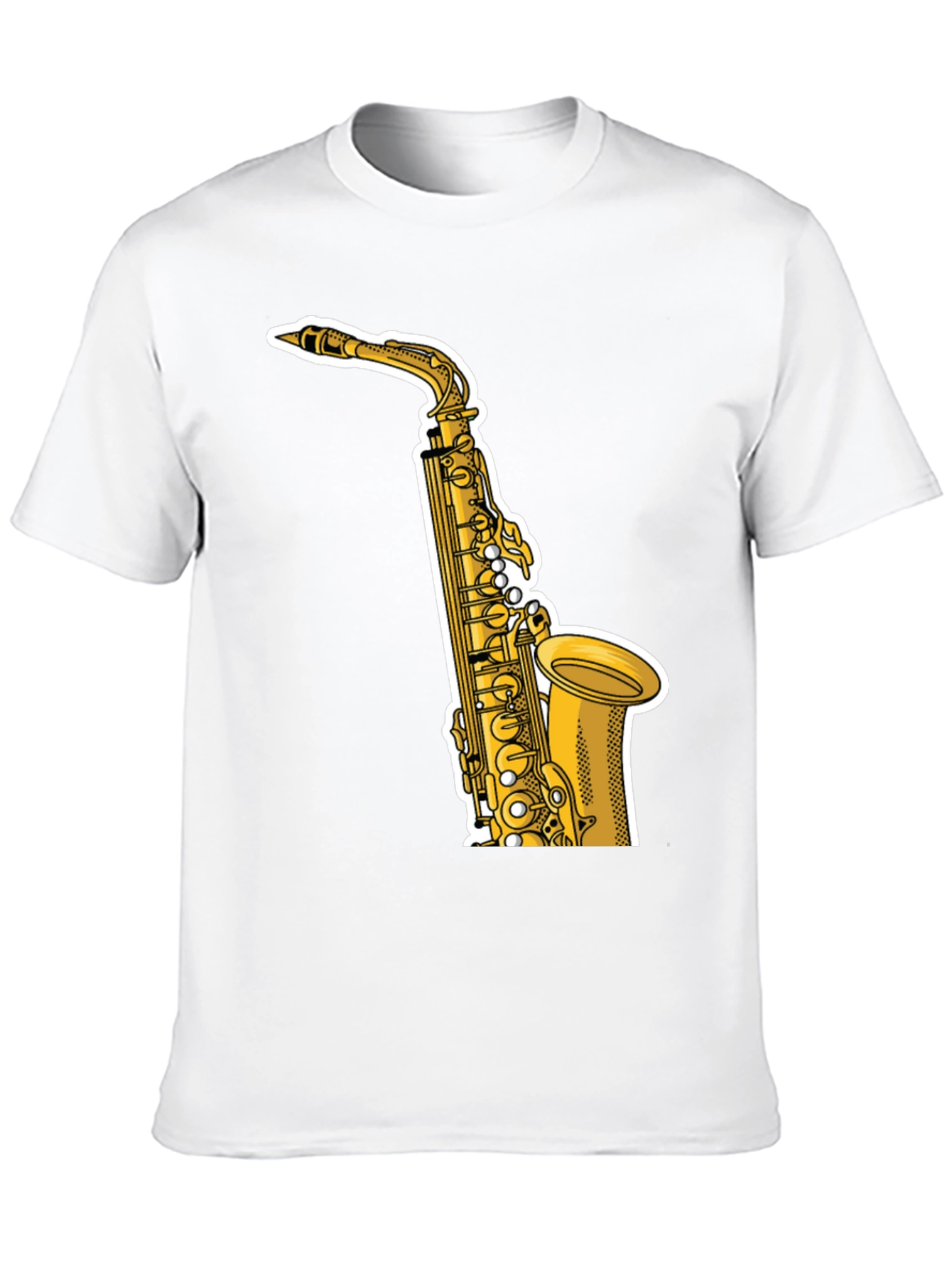 Saxophone Graphic Tee - Music Lovers T-Shirt