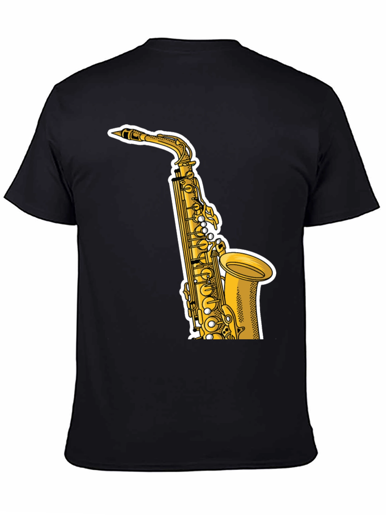 Saxophone Graphic Tee - Music Lovers T-Shirt