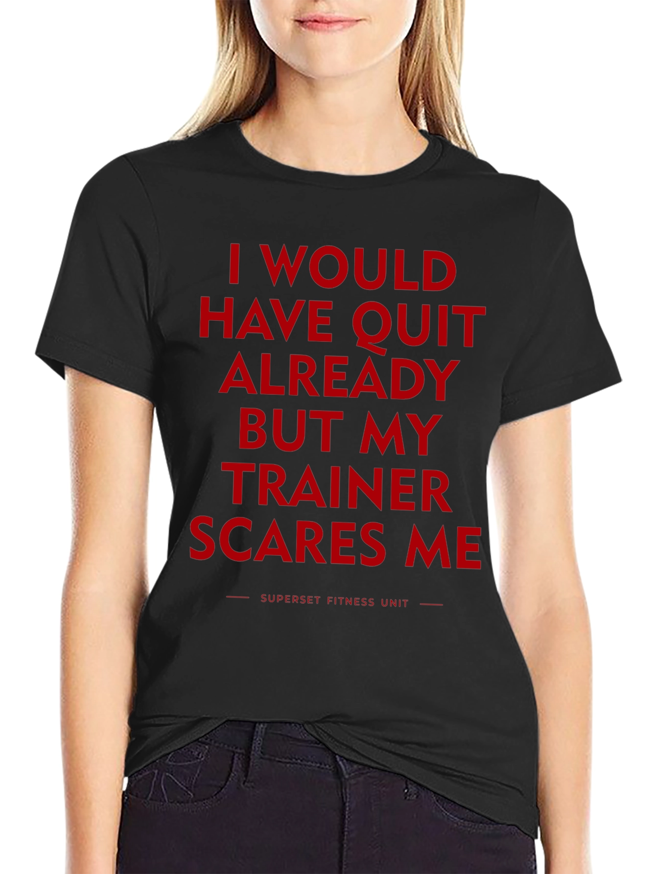 Trainer Scares Me Funny Workout T-Shirt