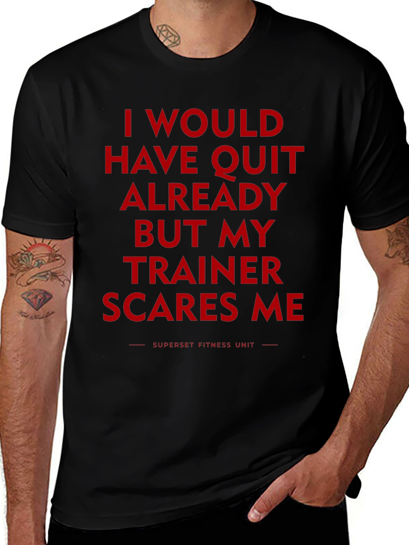 Trainer Scares Me Funny Workout T-Shirt