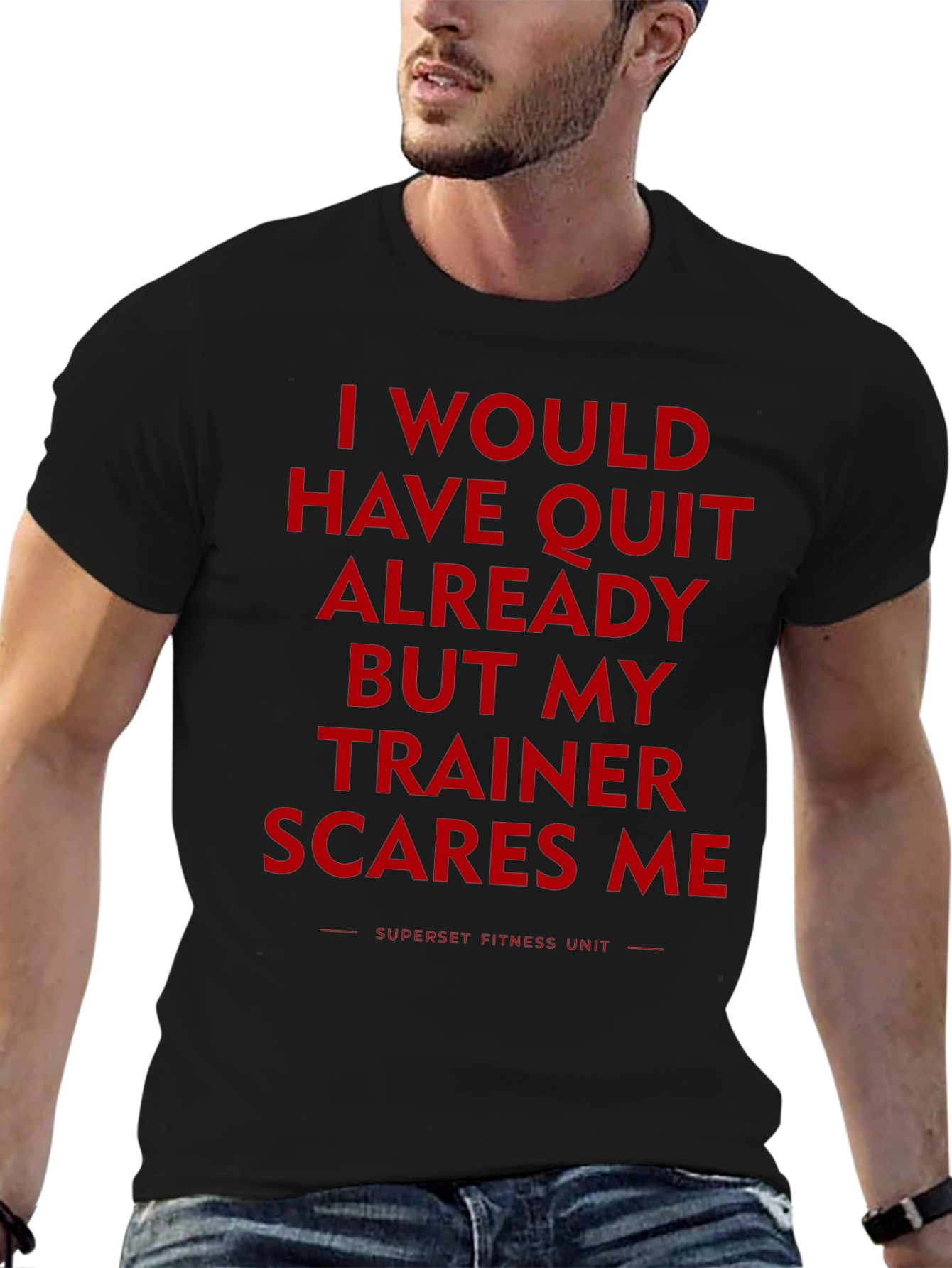 Trainer Scares Me Funny Workout T-Shirt