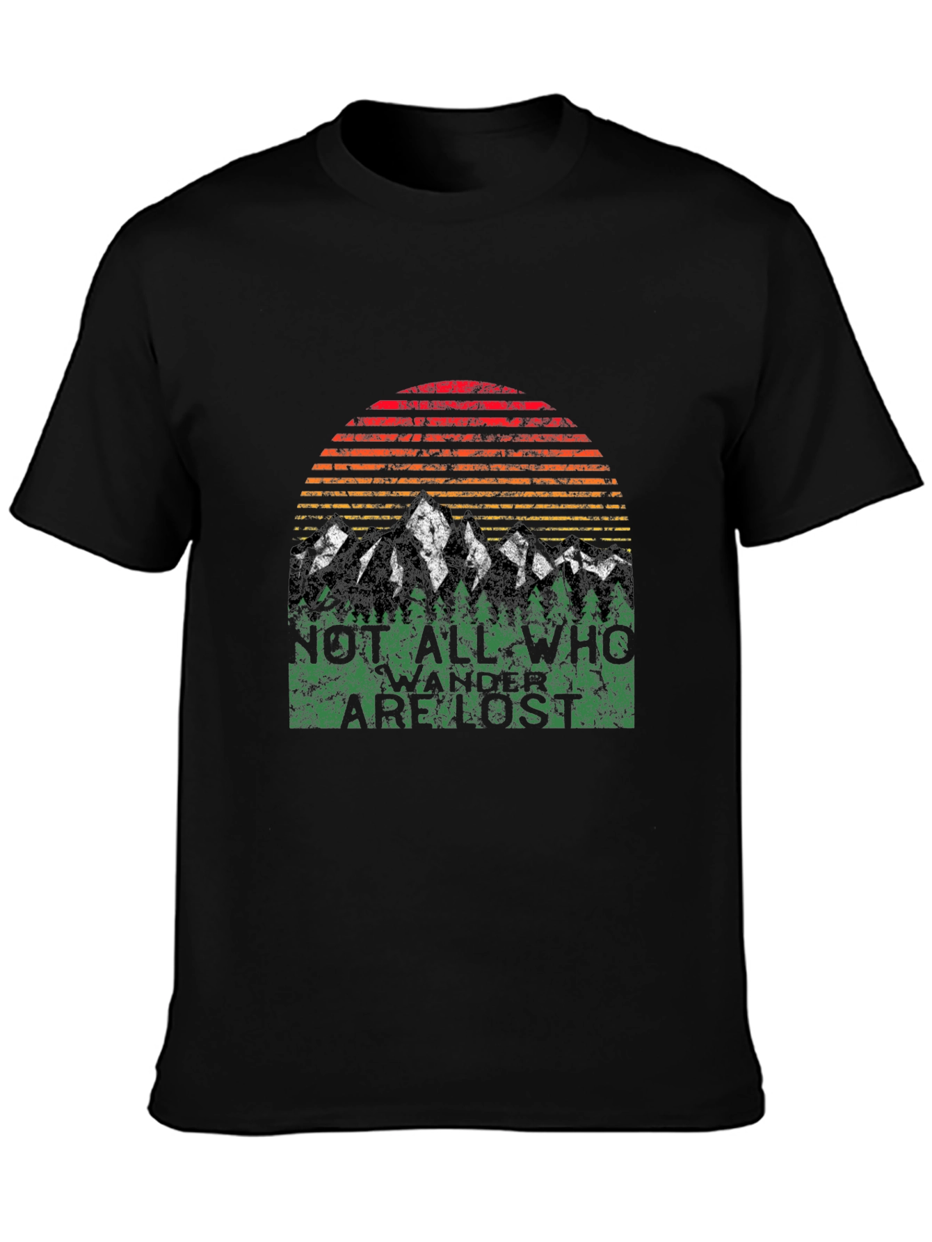 Not All Who Wander T-Shirt - Mountain Graphic Tee
