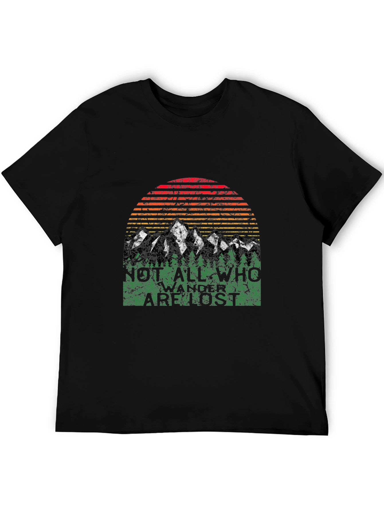 Not All Who Wander T-Shirt - Mountain Graphic Tee