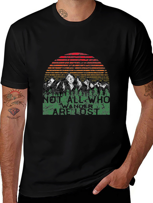 Not All Who Wander T-Shirt - Mountain Graphic Tee
